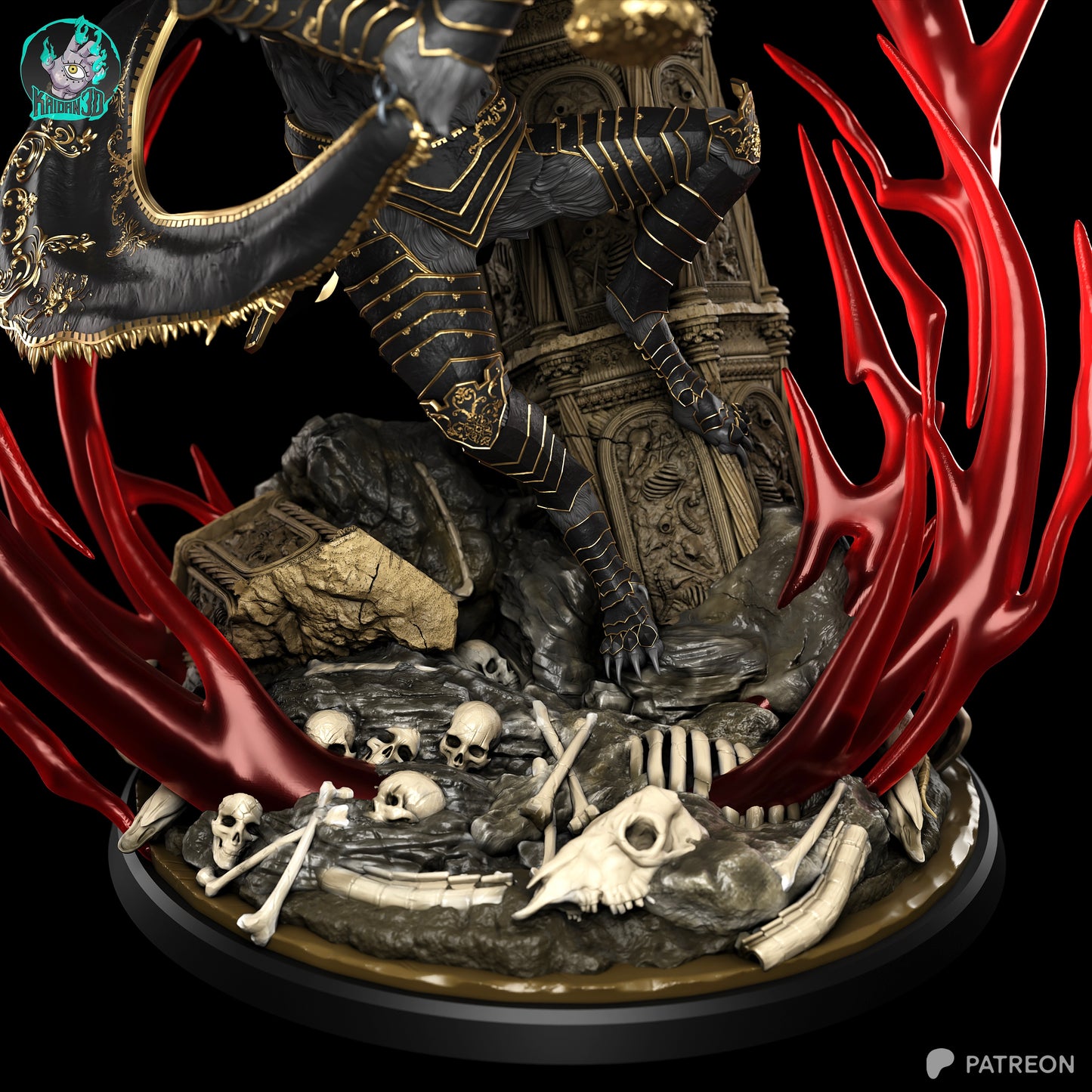 Malikeith - Unassembled and Unpainted Garage Kit - Model Designed by Kaidan 3D