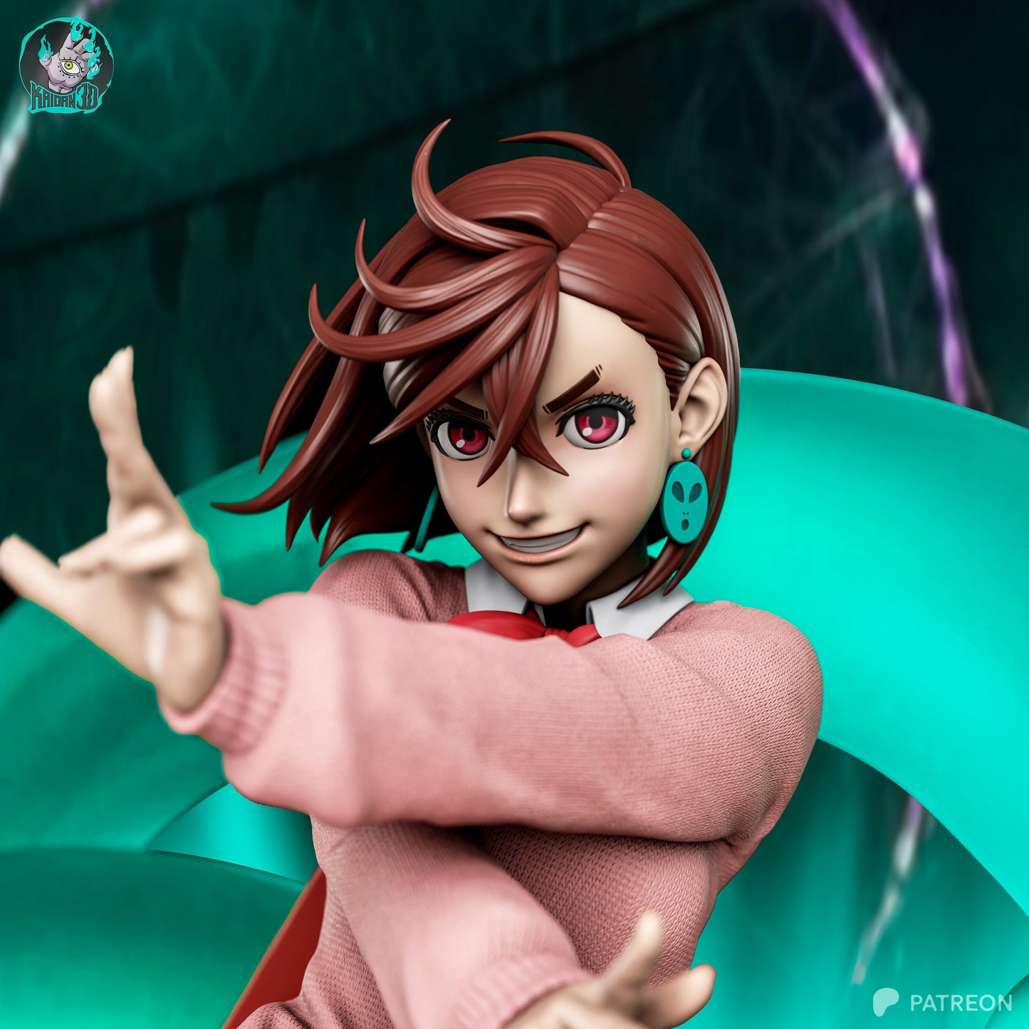 Momo - Unassembled and Unpainted Garage Kit - Model Designed by Kaidan3D
