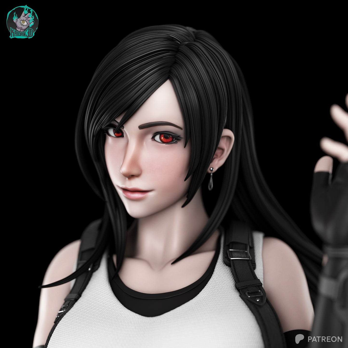 Tifa Lockhart - Unassembled and Unpainted Garage Kit - Model Designed by Kaidan3D