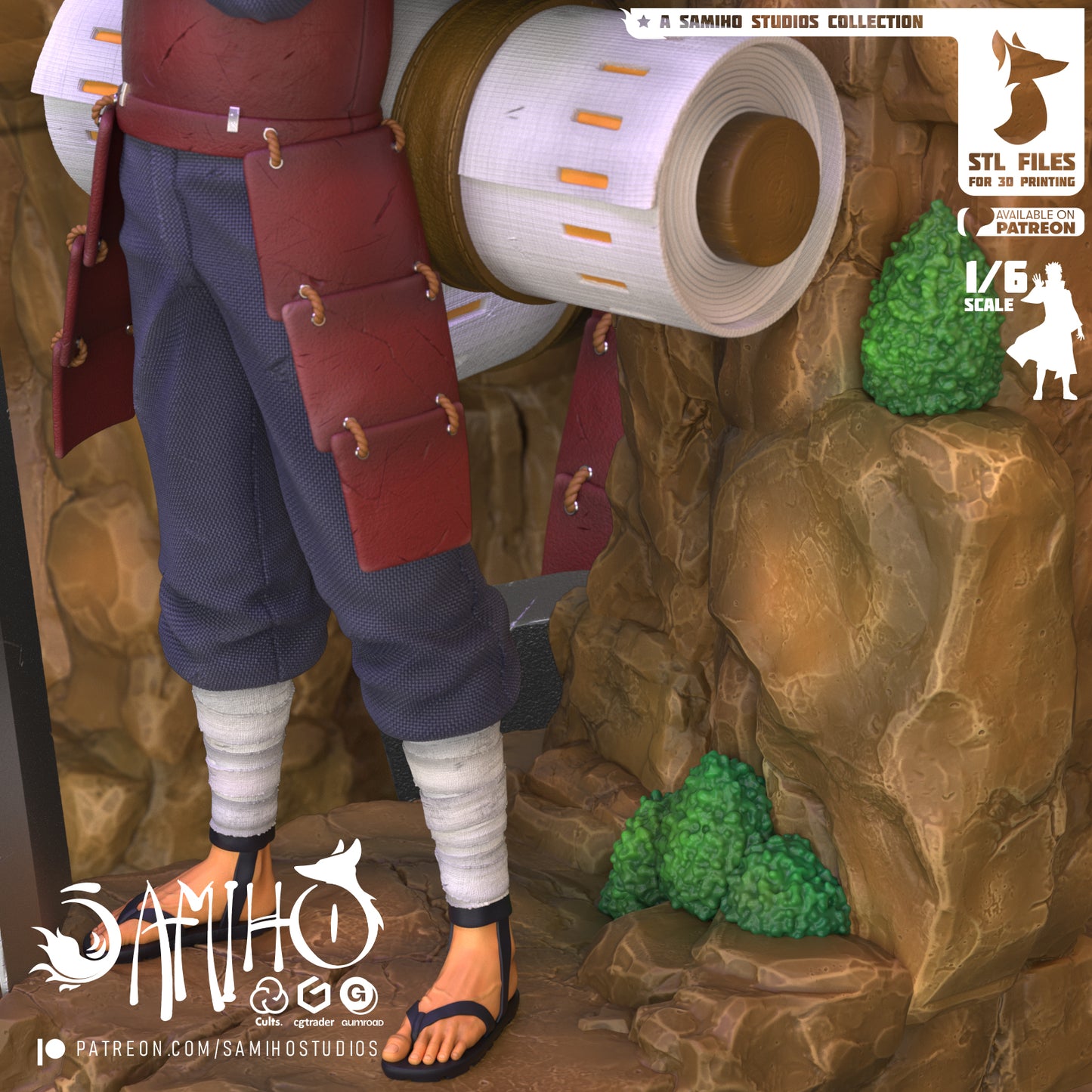 Hashirama - Unassembled and Unpainted Garage Kit - Model Designed by Samiho Studios