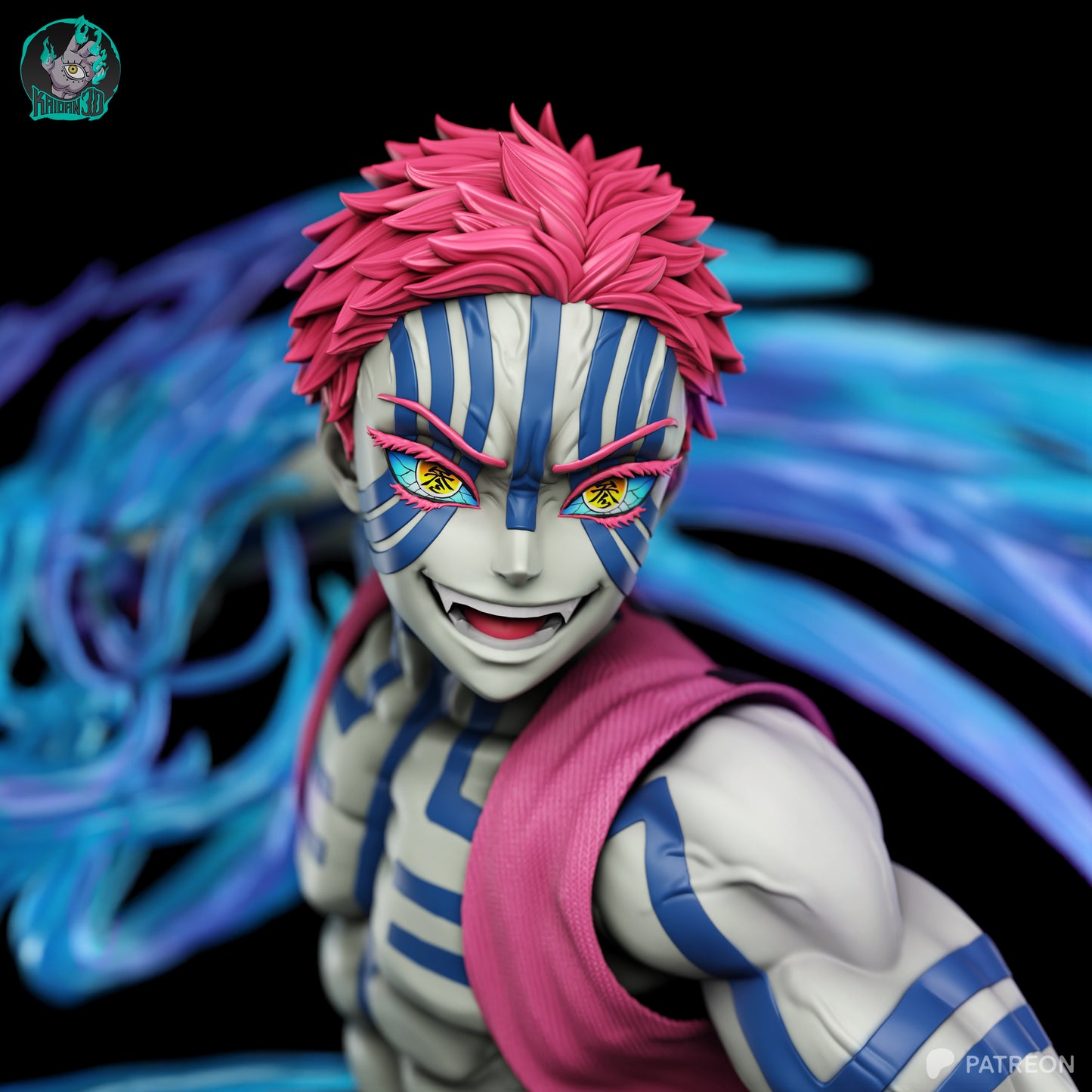 Akaza - Unassembled and Unpainted Garage Kit - Model Designed by Kaidan 3D