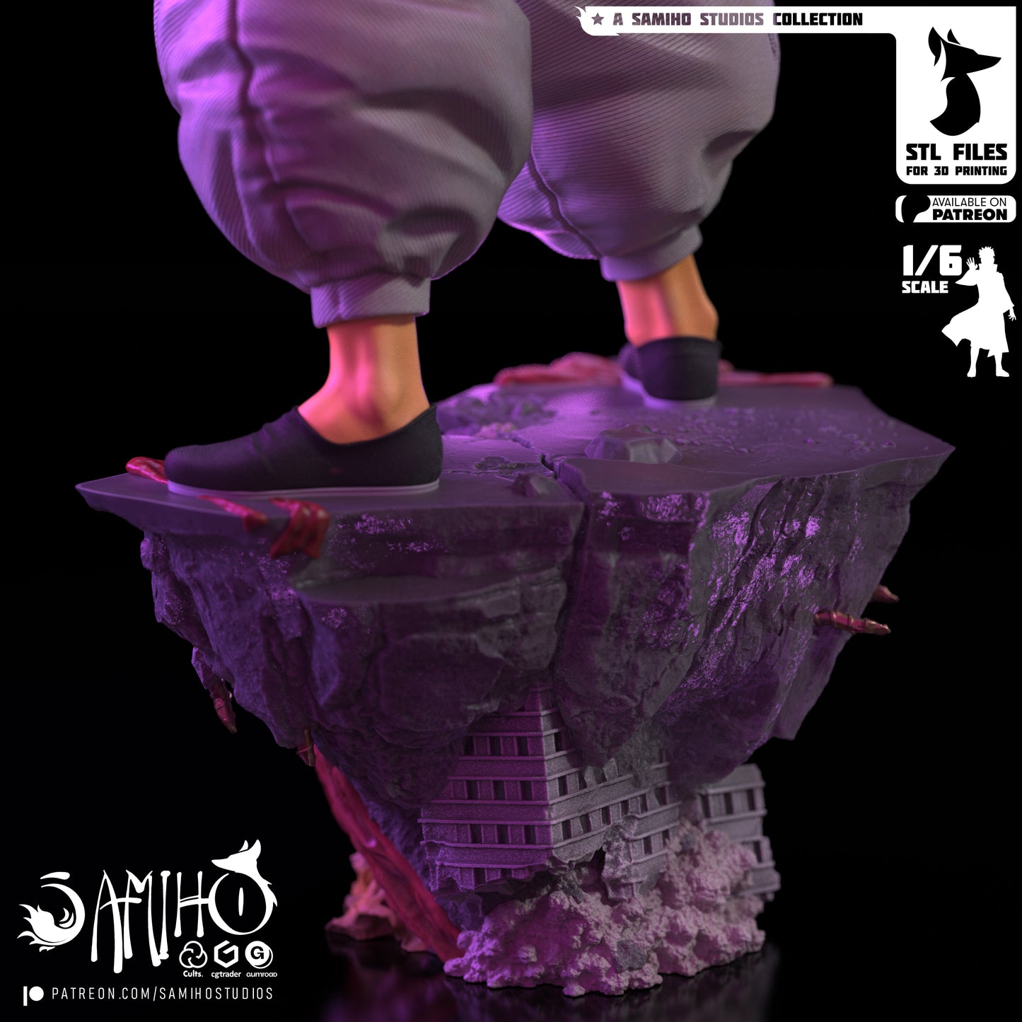 Satoru Gojo - Unassembled and Unpainted Garage Kit - Model Designed by Samiho Studios