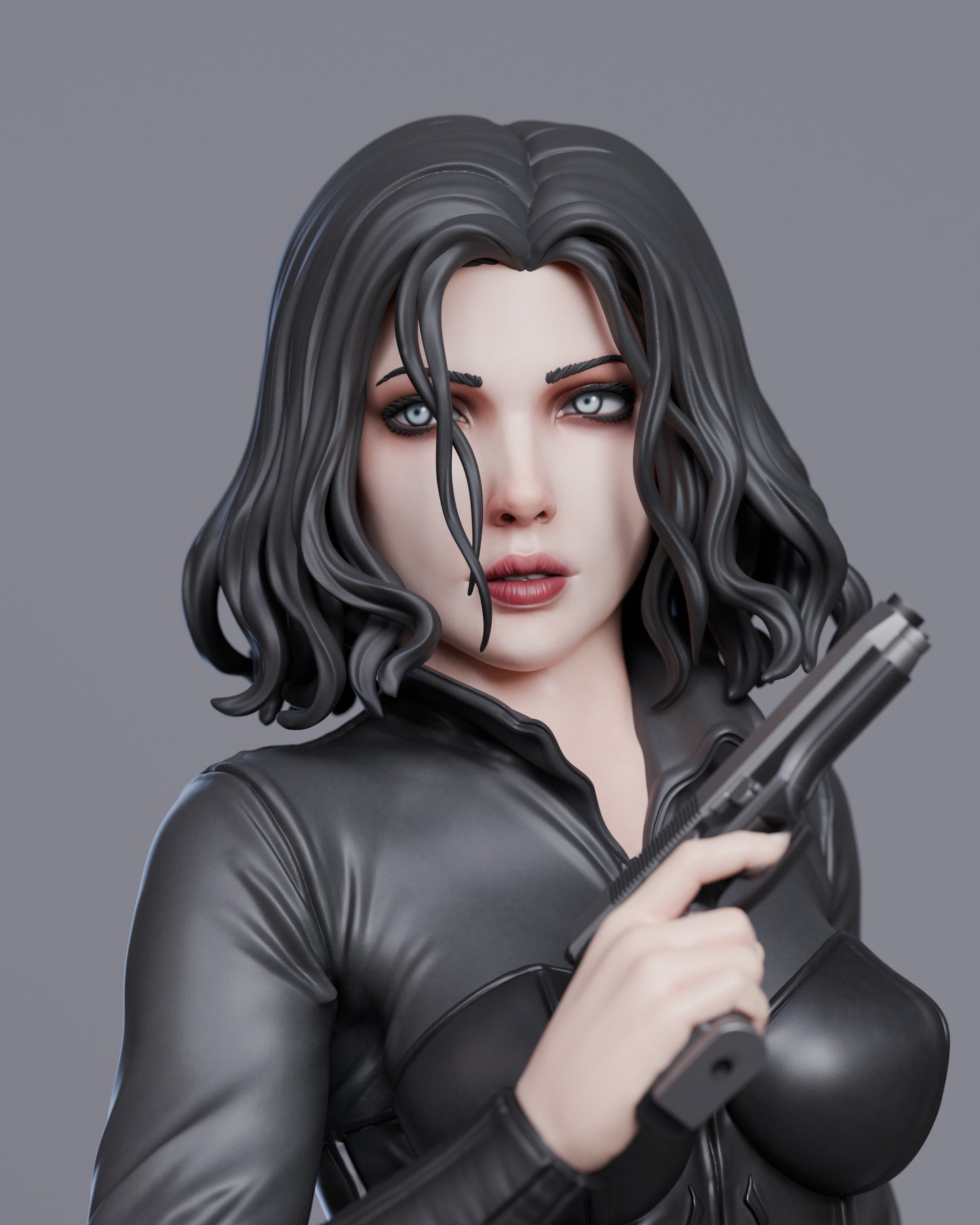 Selene (Underworld) - Unassembled and Unpainted Garage Kit - Model Designed by Abe3d and Davi