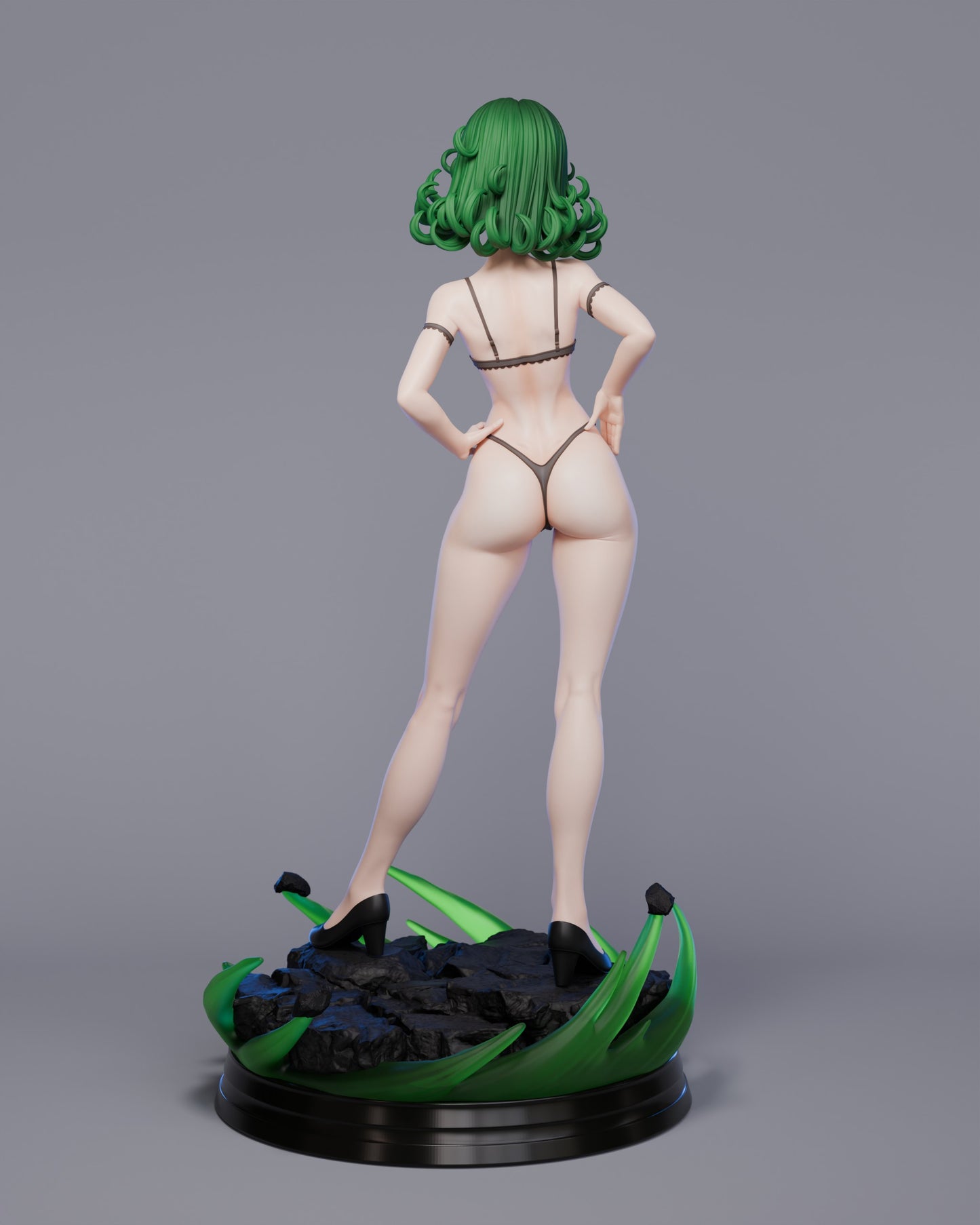 Tatsumaki NSFW - Unassembled and Unpainted Garage Kit - Model Designed by Abe3d/Davi