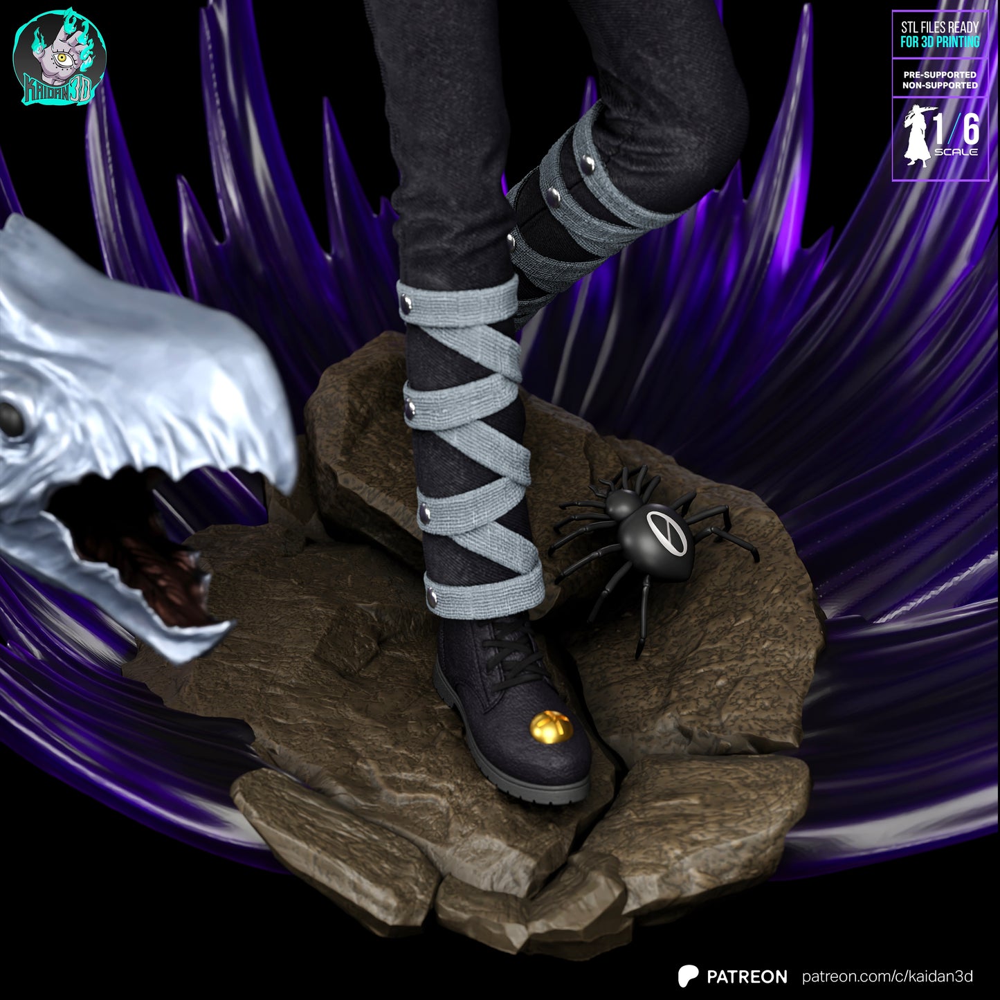 Chrollo Lucifer - Unassembled and Unpainted Garage Kit - Model Designed by Kaidan3D