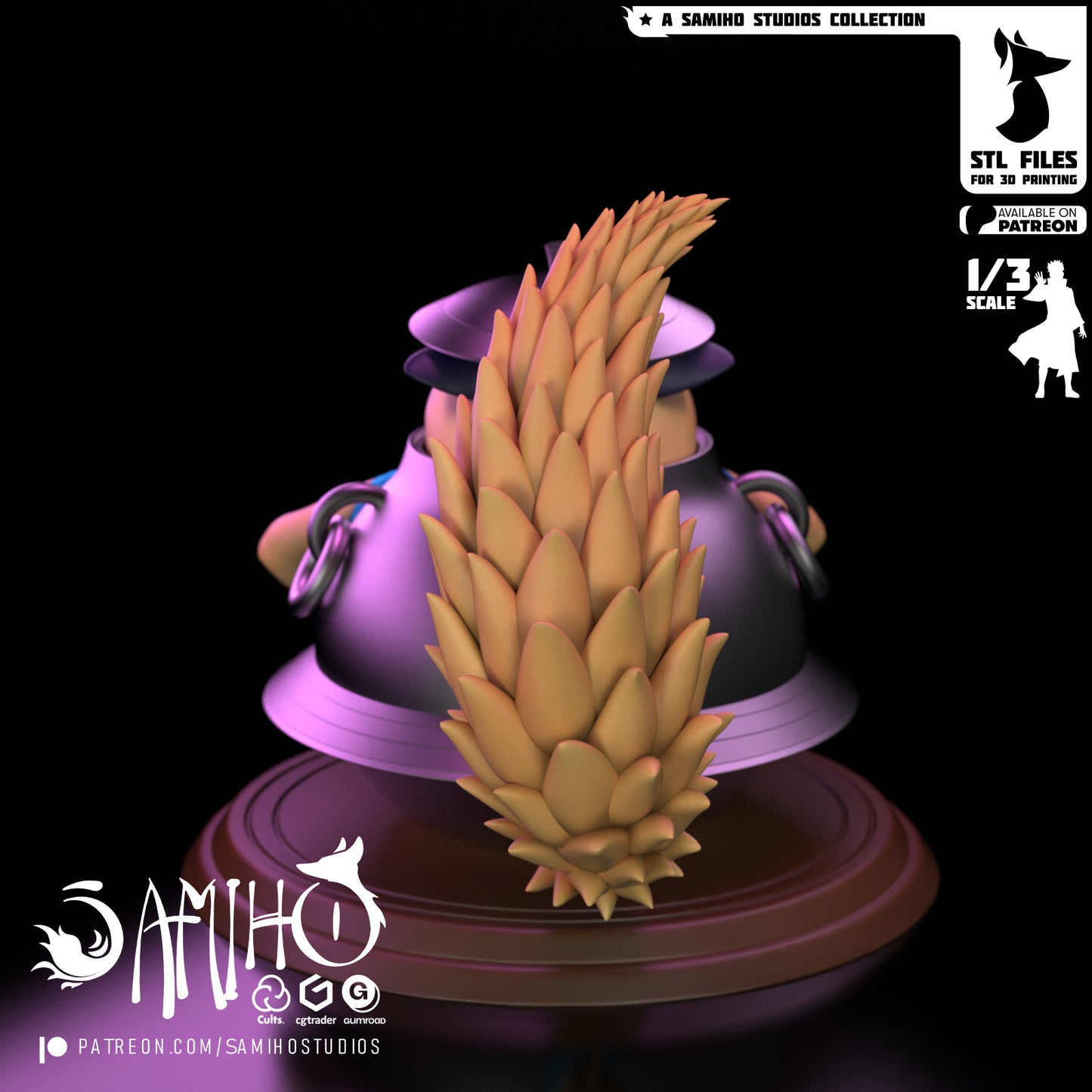 Teapot Shukau - Unassembled and Unpainted Garage Kit - Model Designed by Samiho Studios