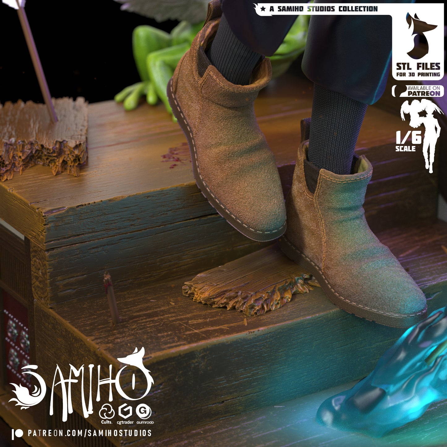 Megumi - Unassembled and Unpainted Garage Kit - Model Designed by Samiho Studios
