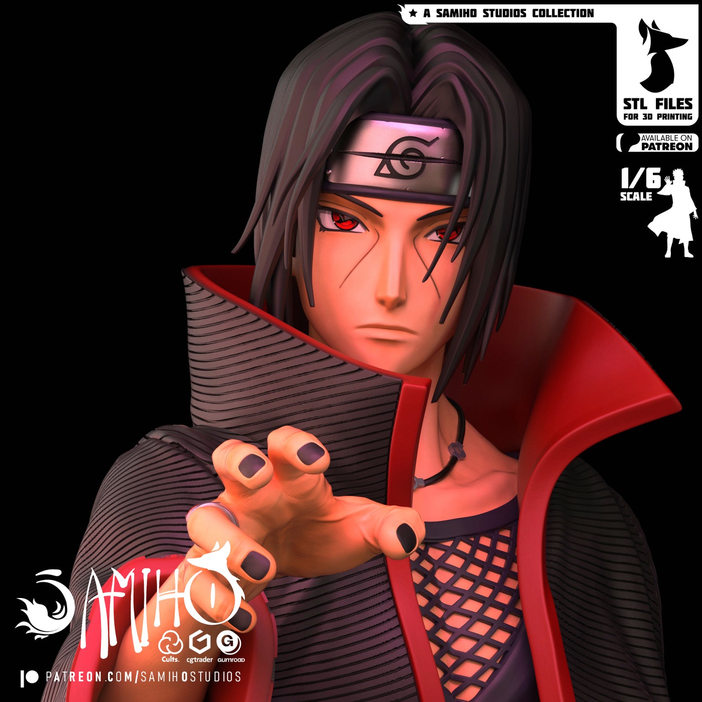 Itachi - Unassembled and Unpainted Garage Kit - Model Designed by Samiho Studios