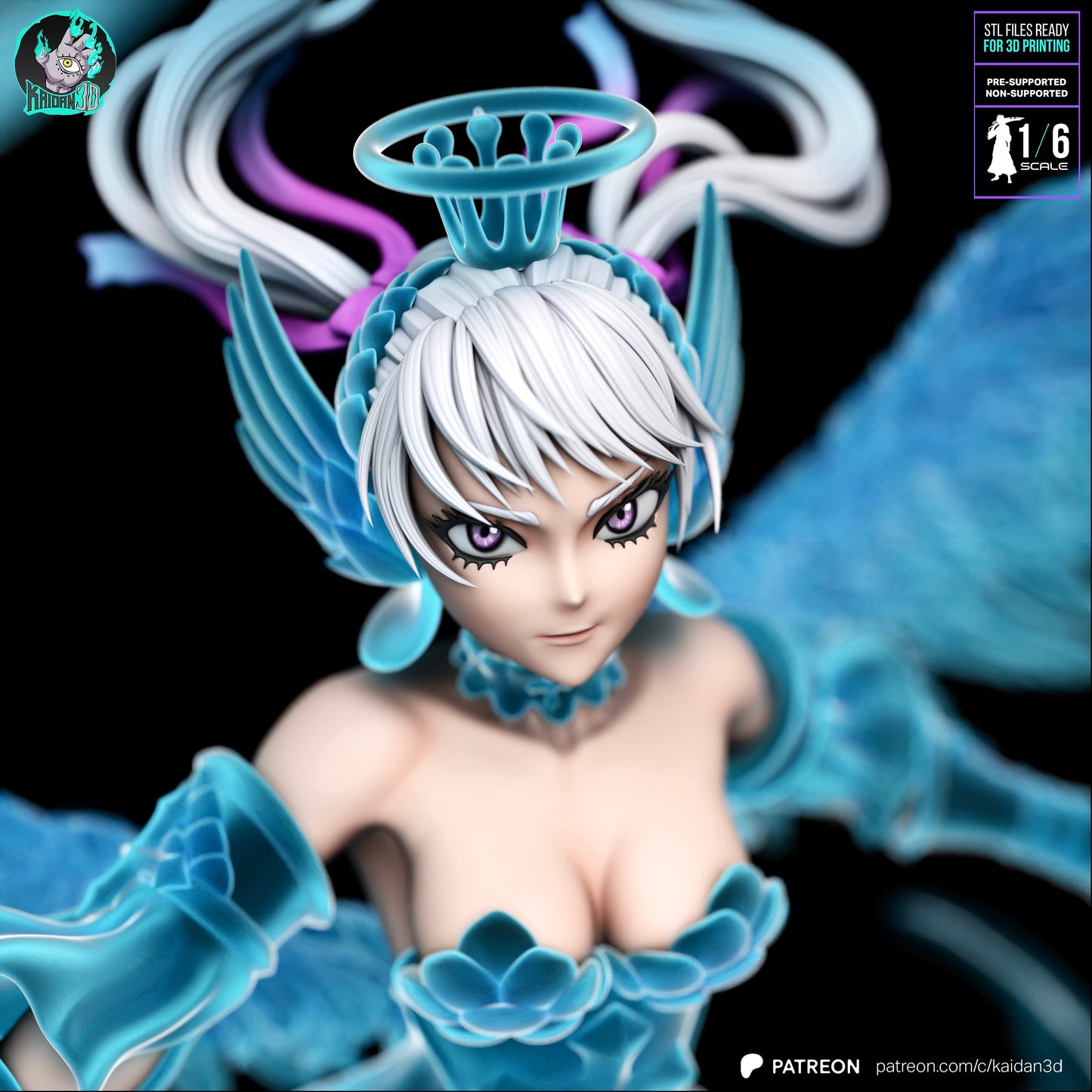 Noelle Silva - Unassembled and Unpainted Garage Kit - Model Designed by Kaidan3D