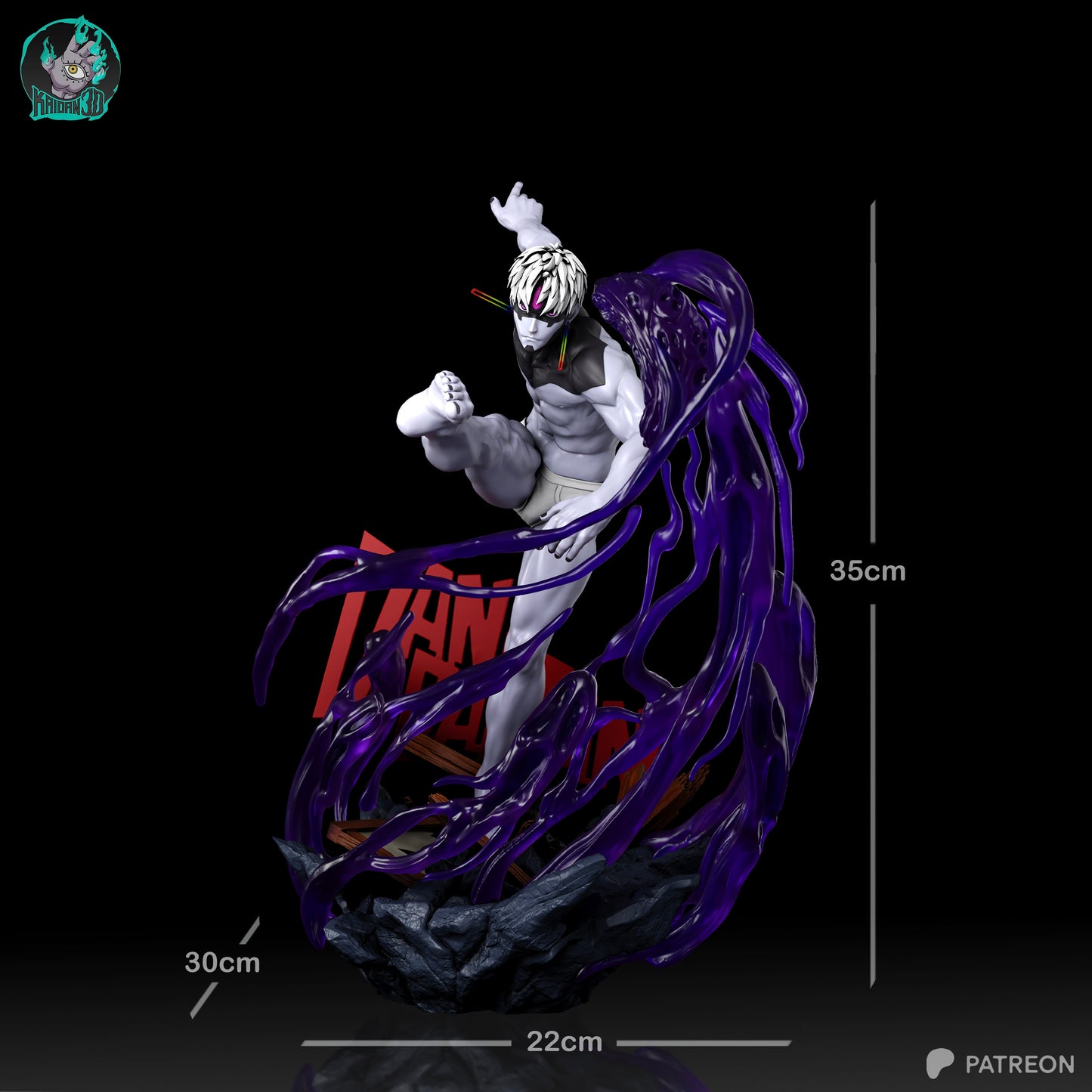 Evil Eye (DanDanDan) - Unassembled and Unpainted Garage Kit - Model Designed by Kaidan 3D