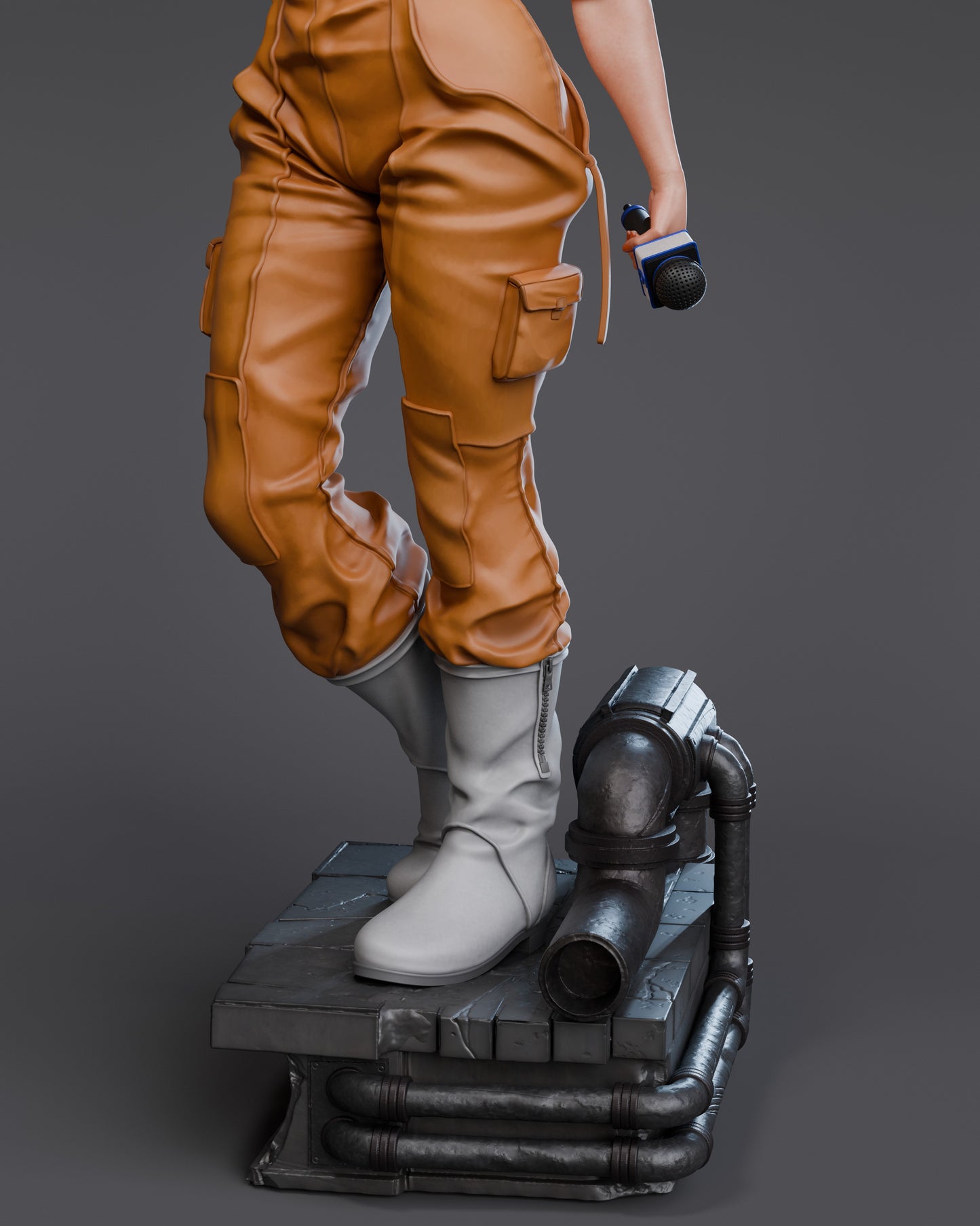 April O'Neil - Unassembled and Unpainted Garage Kit - Model Designed by Abe3d