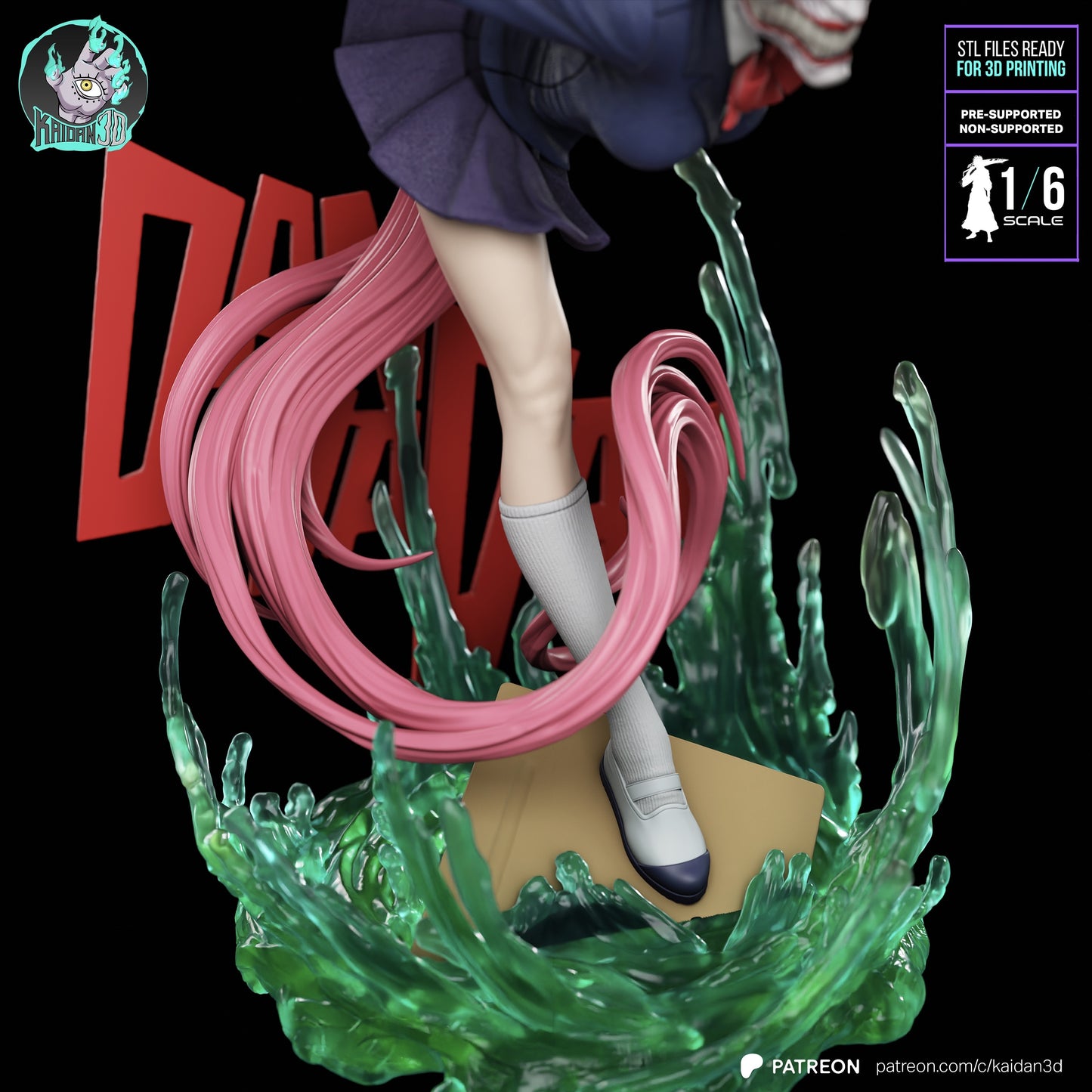 Aira Shiratori - (HEAD VARIANTS INCLUDED) Unassembled and Unpainted Garage Kit - Model Designed by Kaidan3D