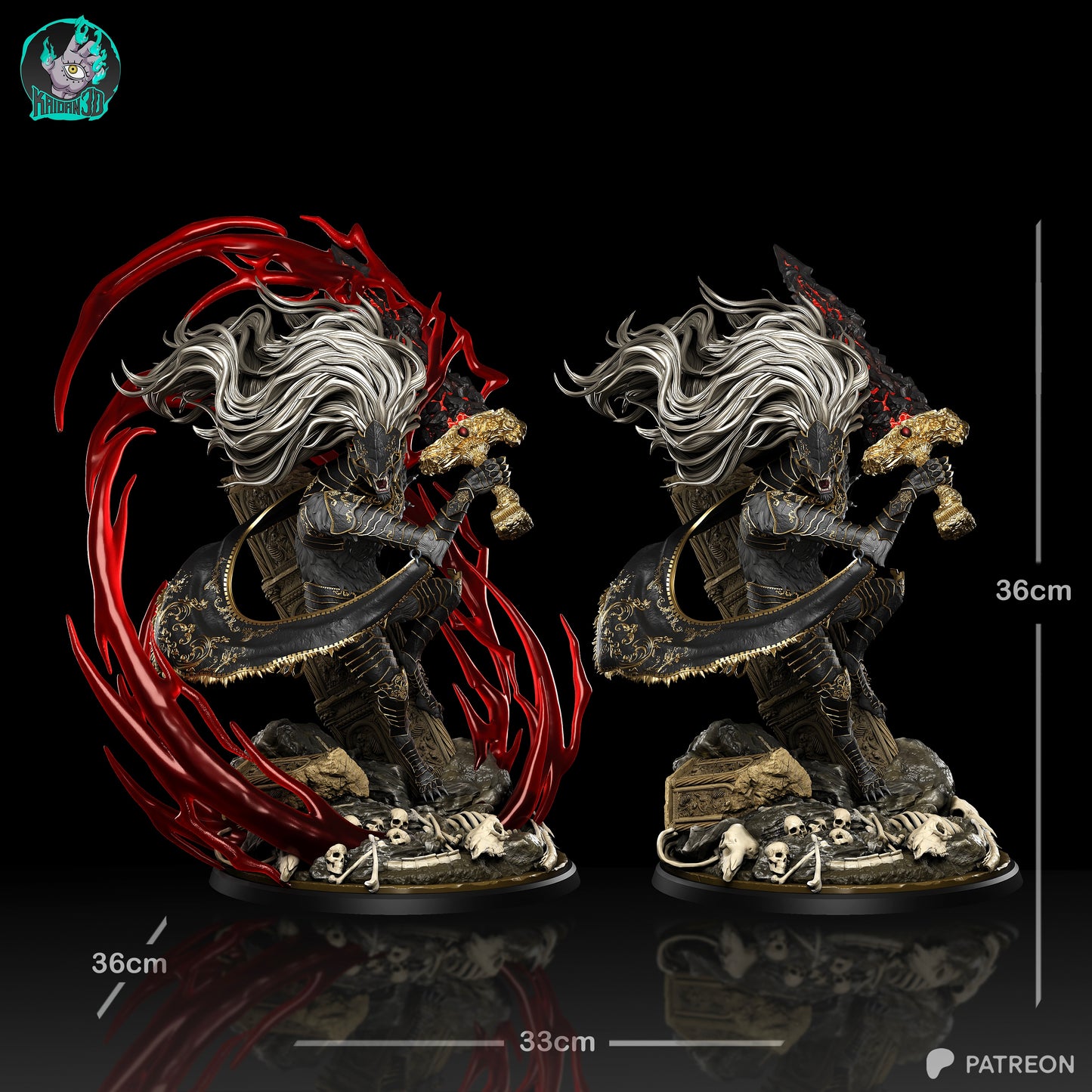 Malikeith - Unassembled and Unpainted Garage Kit - Model Designed by Kaidan 3D