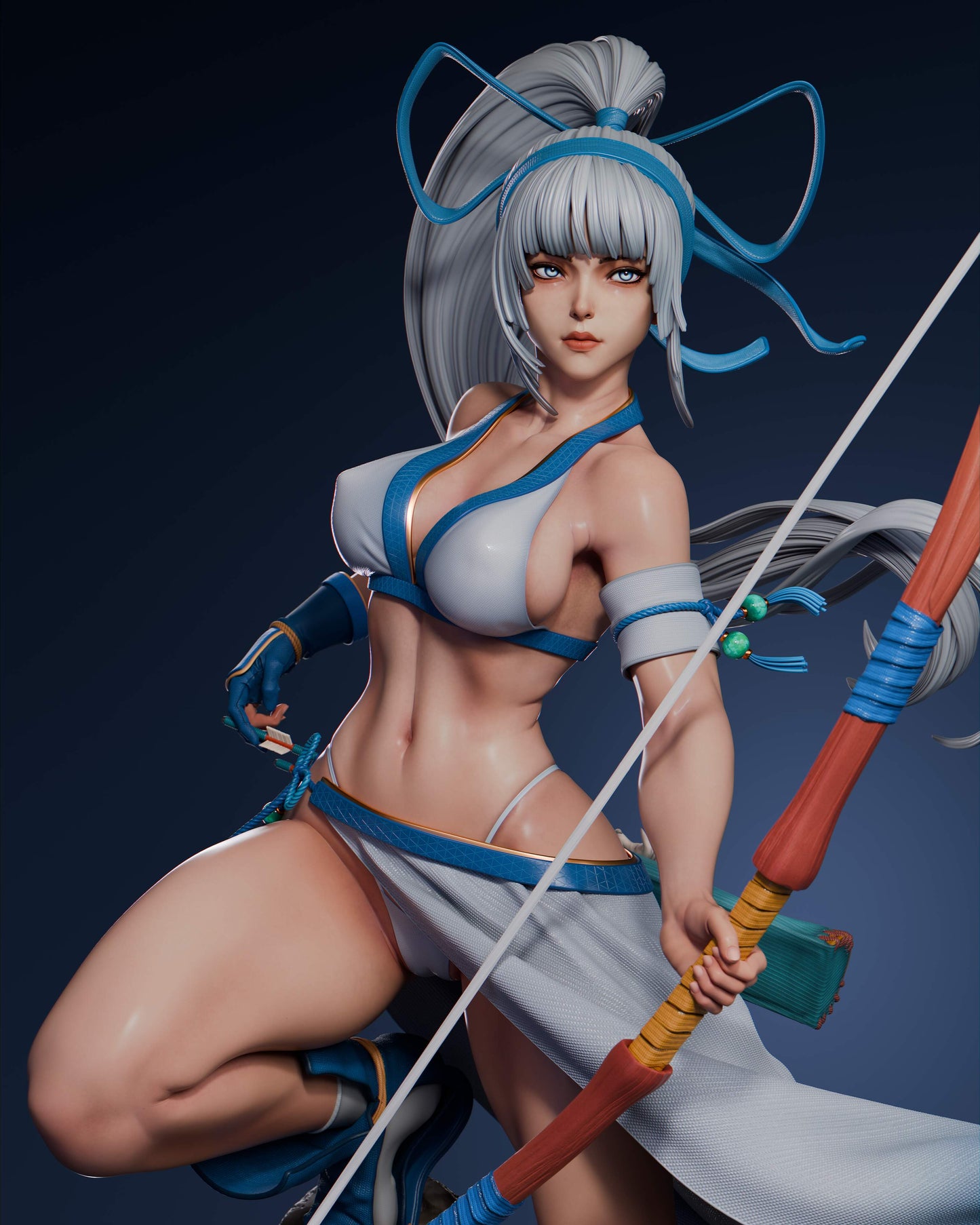 Mina - Unassembled and Unpainted Garage Kit - Model Designed by Abe3D/Davi
