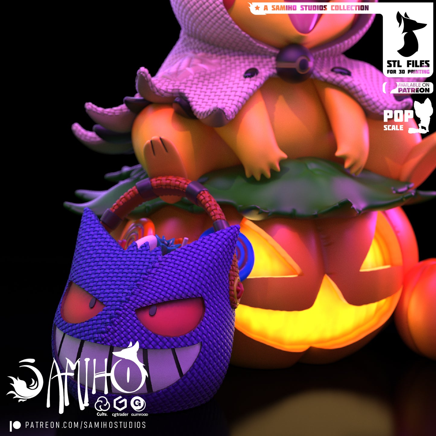 Mimikyu Pikachu - Unassembled and Unpainted Garage Kit - Model Deisgned by Samiho Studios