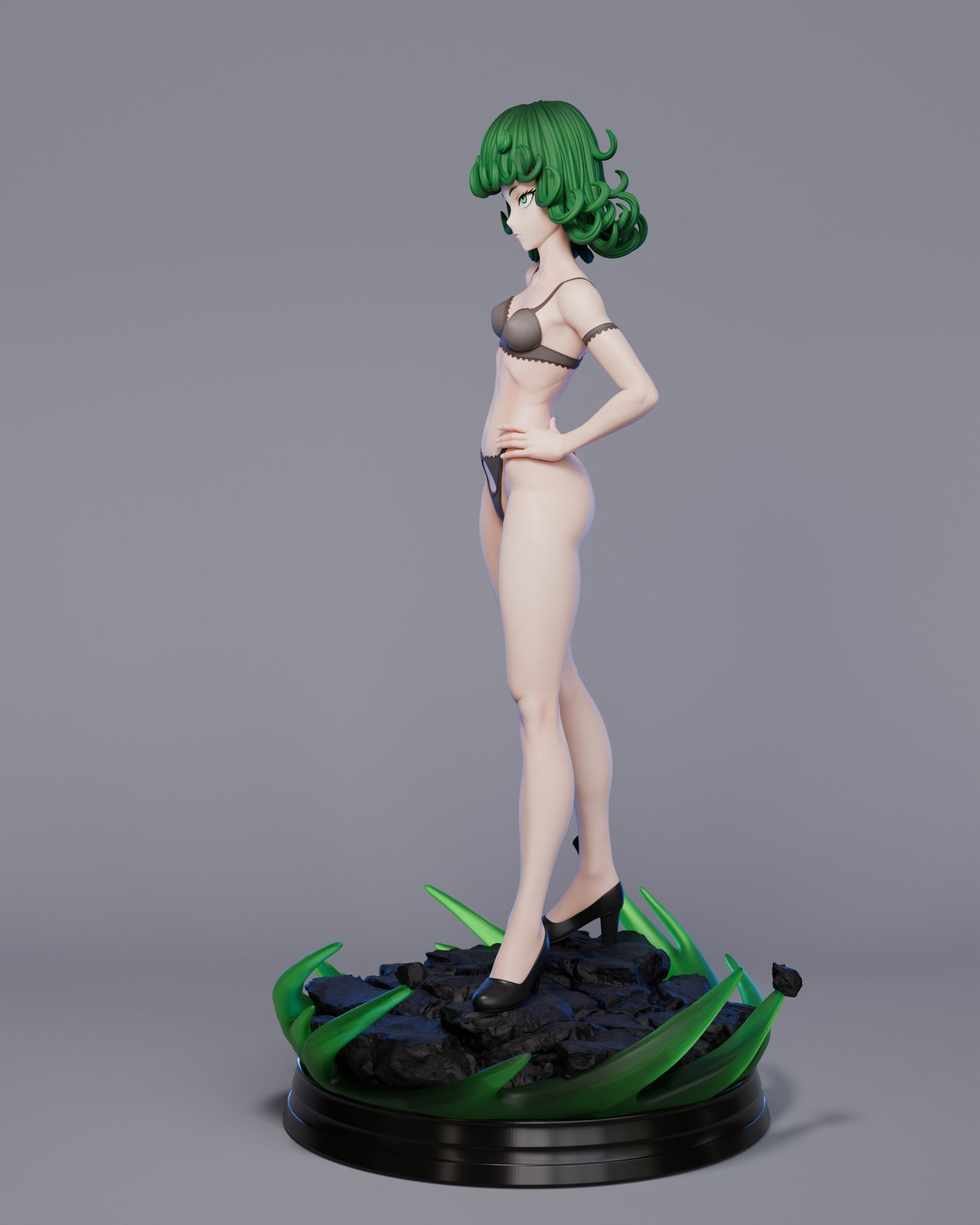 Tatsumaki NSFW - Unassembled and Unpainted Garage Kit - Model Designed by Abe3d/Davi