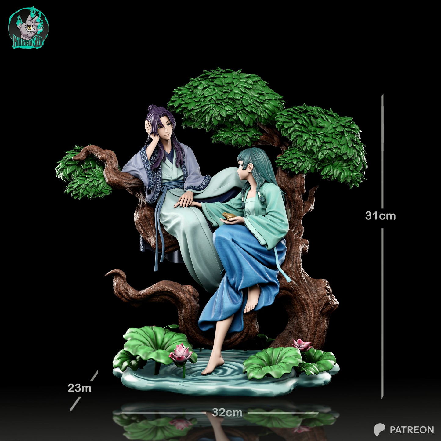 Jinshi x MaoMao - Unassembled and Unpainted Garage Kit - Model Designed by Kaidan3D