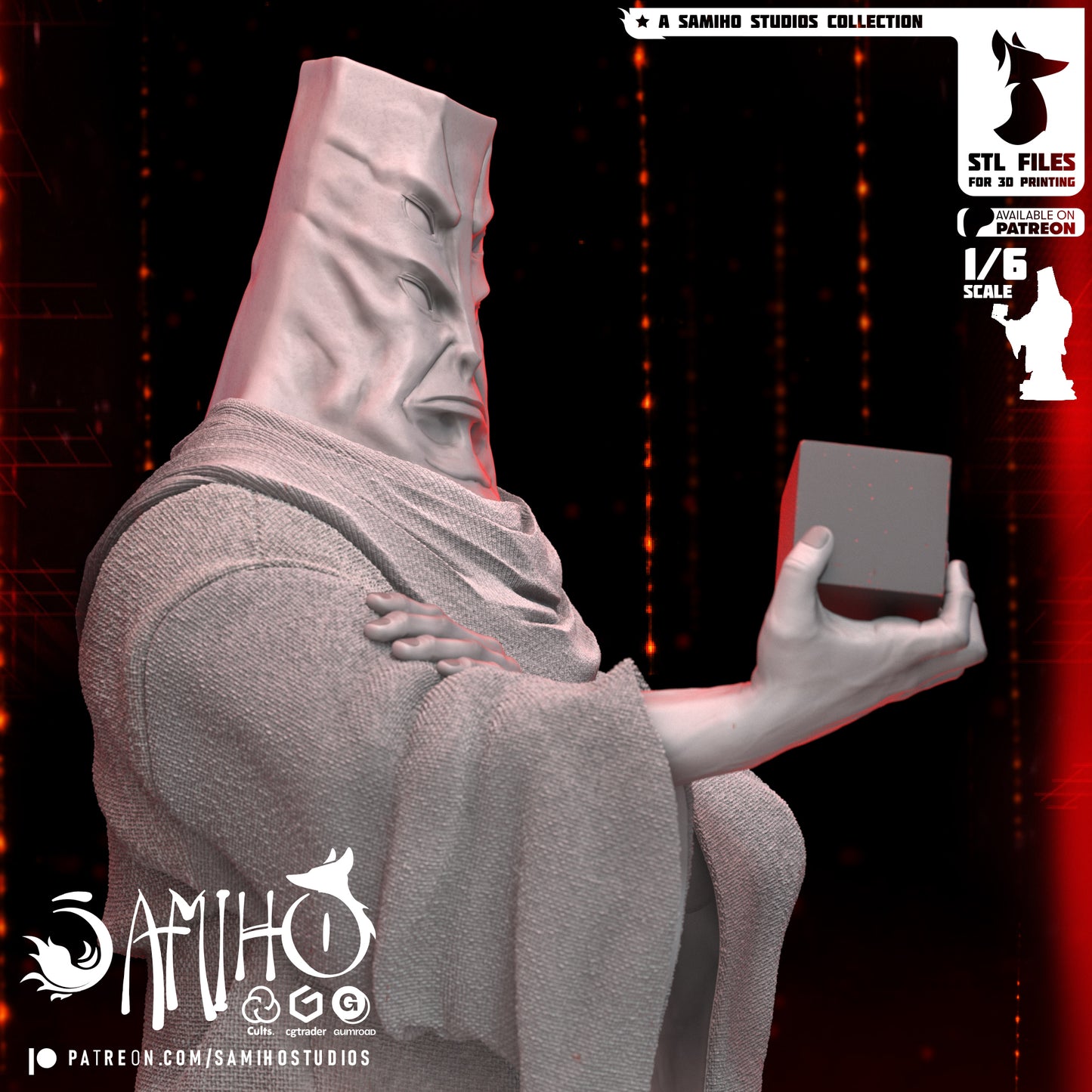 Tengen Bust - Unassembled and Unpainted Garage Kit - Model Designed by Samiho Studios