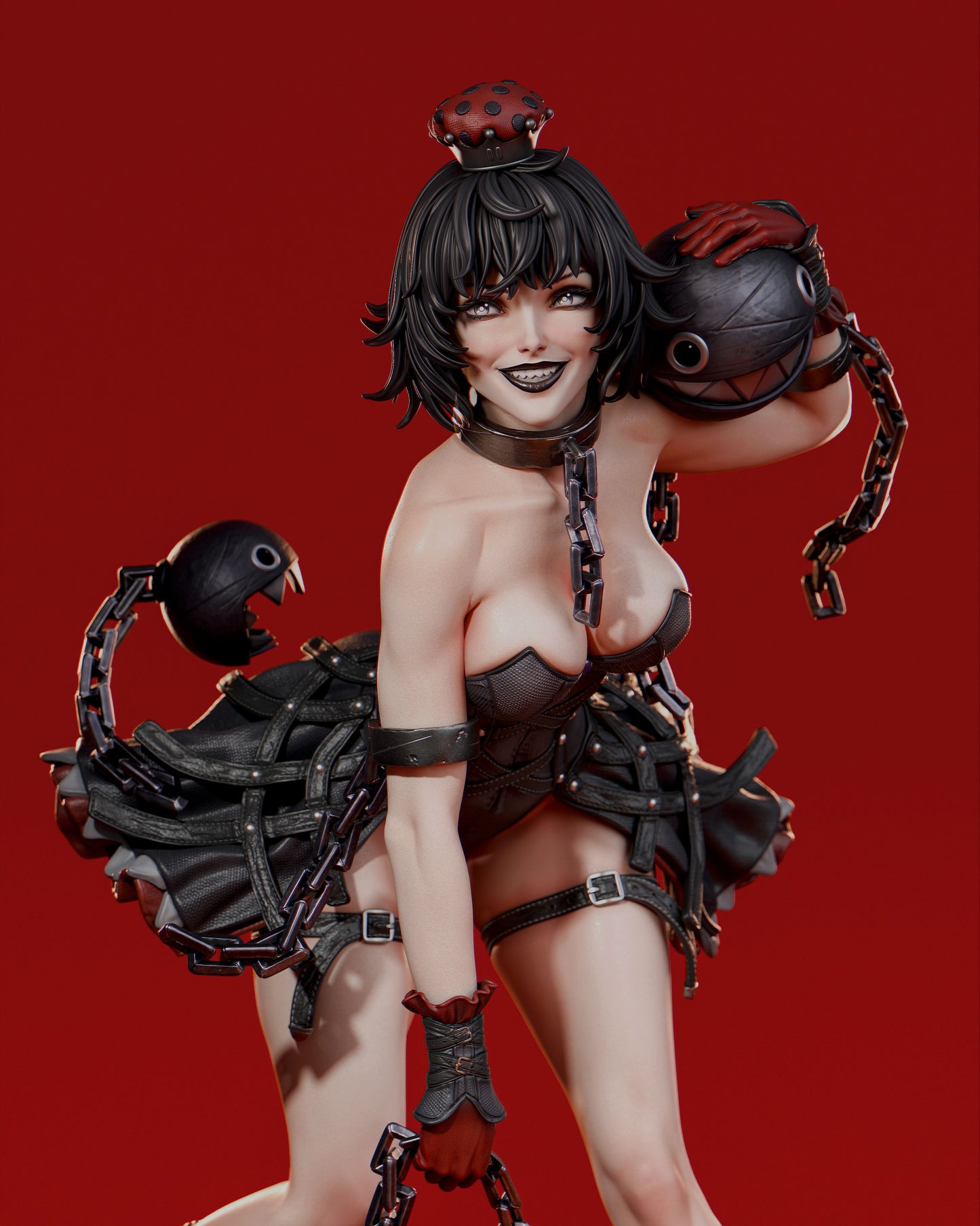 Chompette - (VARIANT PARTS INCLUDED) - Unassembled and Unpainted Garage Kit - Model Designed by Abe3D/Davi