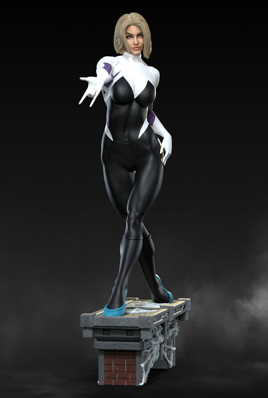 Spider-Gwen - Unassembled and Unpainted Garage Kit - Model Designed by Abe3d/MATC3D
