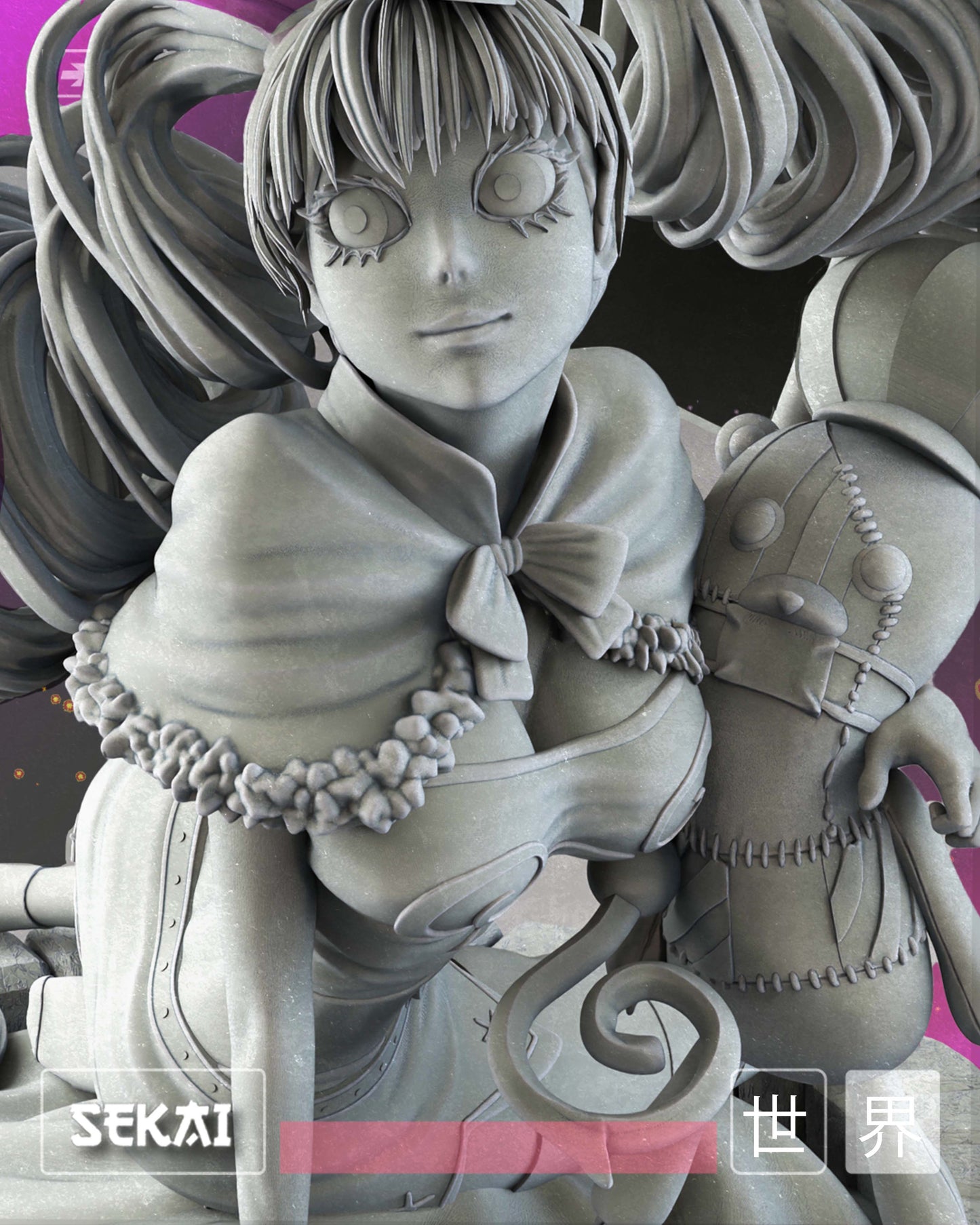 Perona - Unassembled and Unpainted Garage Kit - Model Designed by Sekai3D