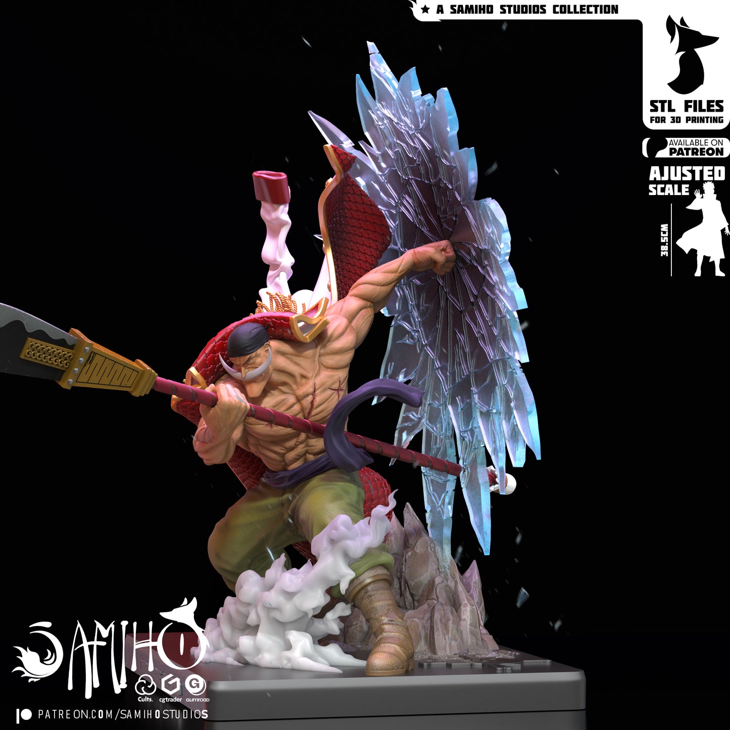 WhiteBeard - Unassembled and Unpainted Garage Kit - Model Designed by Samiho Studios