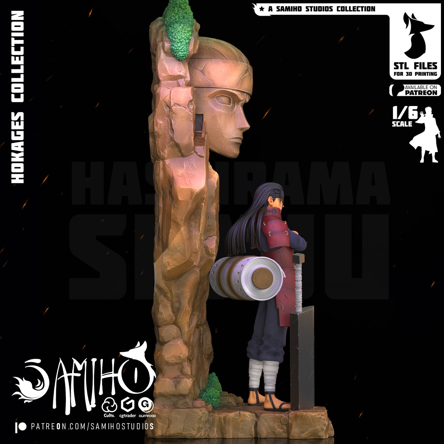 Hashirama - Unassembled and Unpainted Garage Kit - Model Designed by Samiho Studios