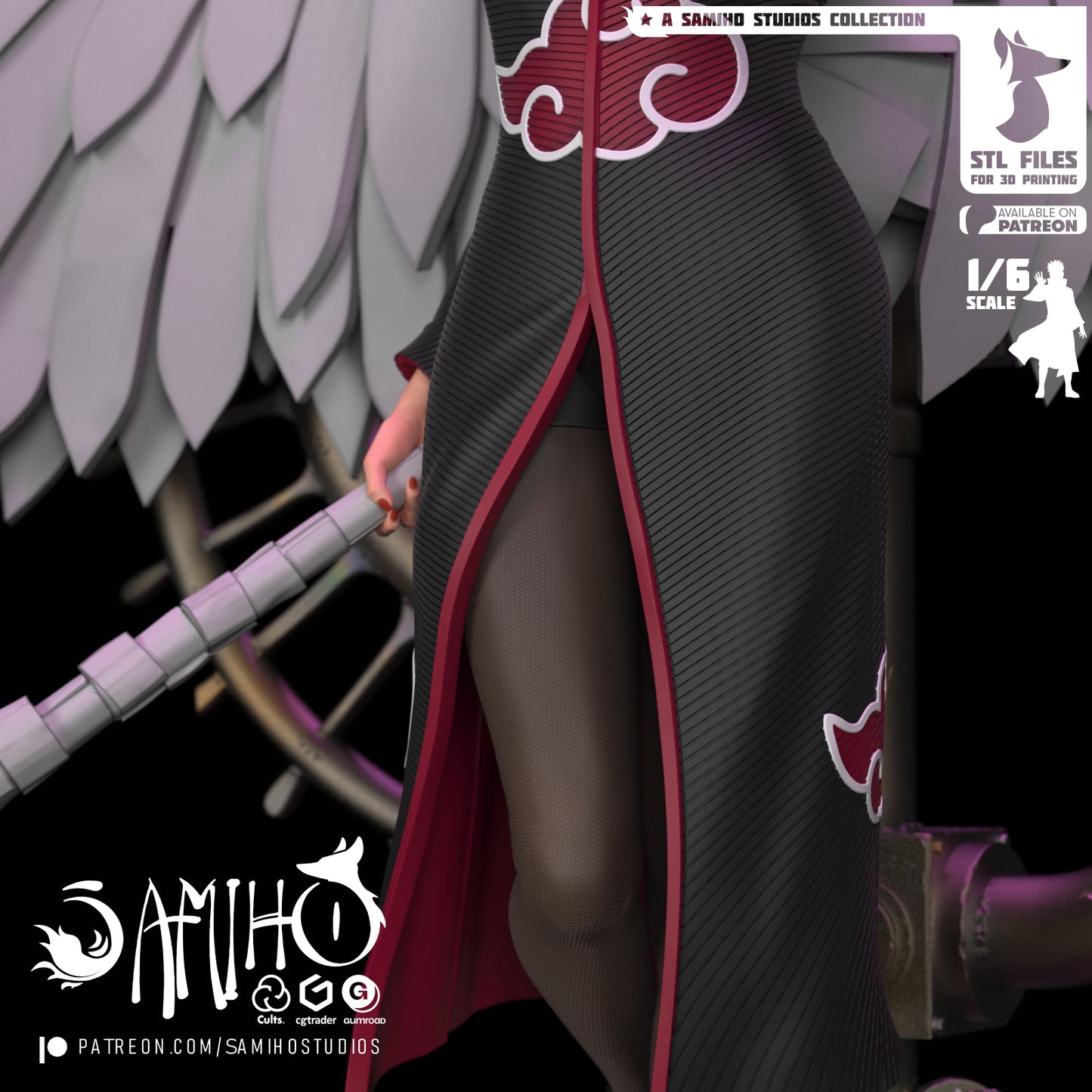 Konan - Unassembled and Unpainted Garage Kit - Model Designed by Samiho Studios