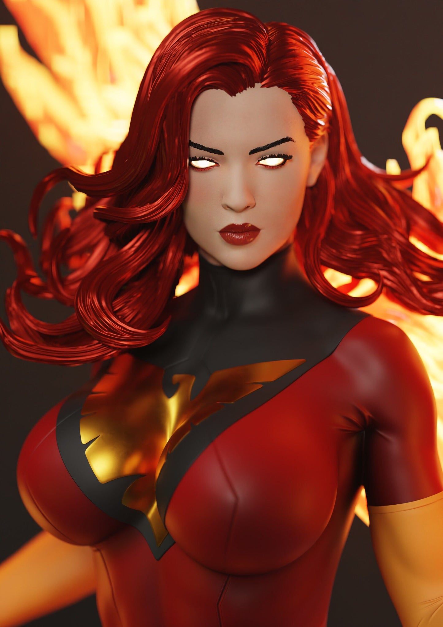 Dark Phoenix - Unassembled and Unpainted Garage Kit - Model Designed by Abe3D/Marcio