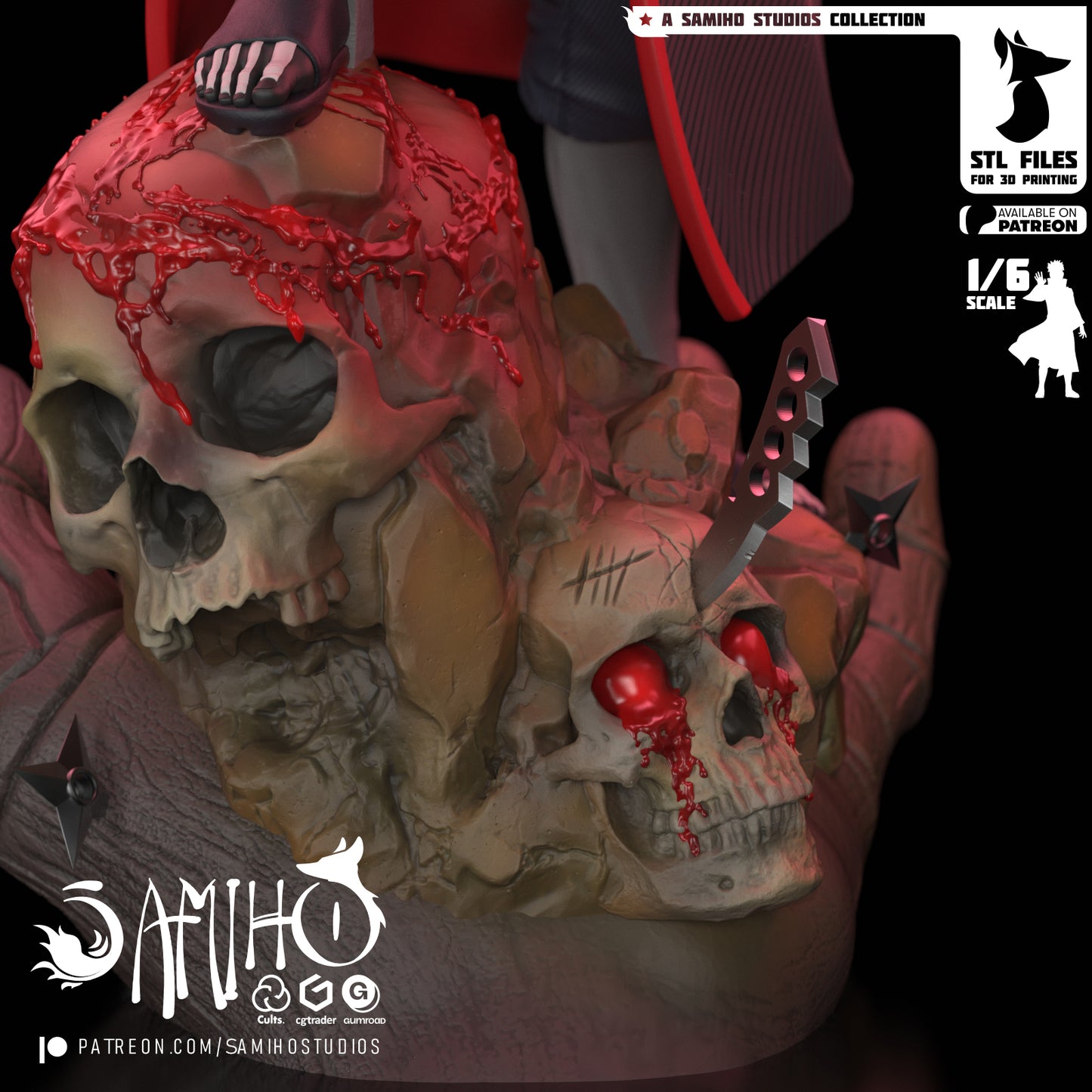 Hidan - Unassembled and Unpainted Garage Kit - Model Designed by Samiho Studios