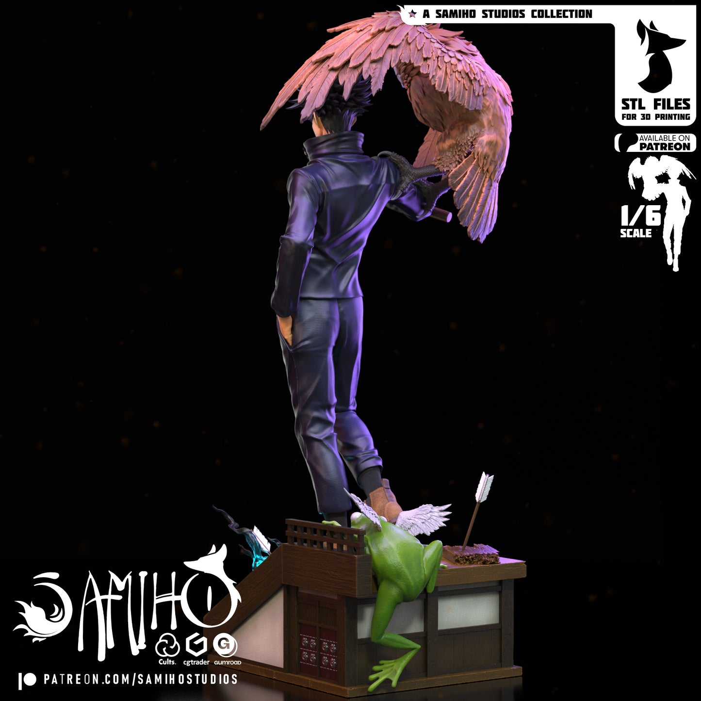 Megumi - Unassembled and Unpainted Garage Kit - Model Designed by Samiho Studios