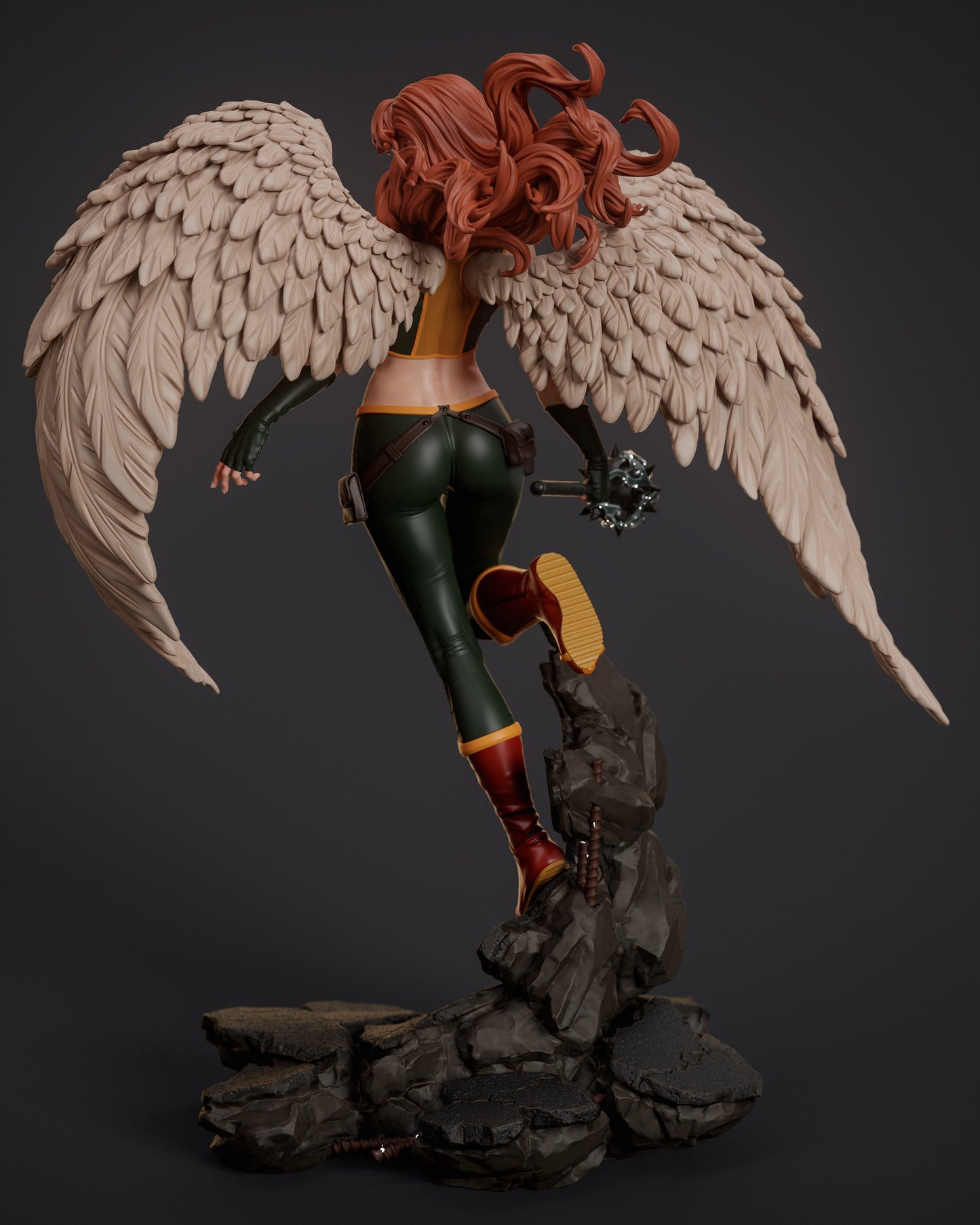 Hawkgirl - Unassembled and Unpainted Garage Kit - Model Designed by Abe3d