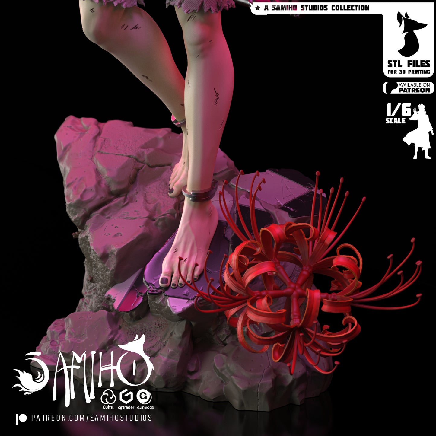Kaneki - Unassembled and Unpainted Garage Kit - Model Designed by Samiho Studios