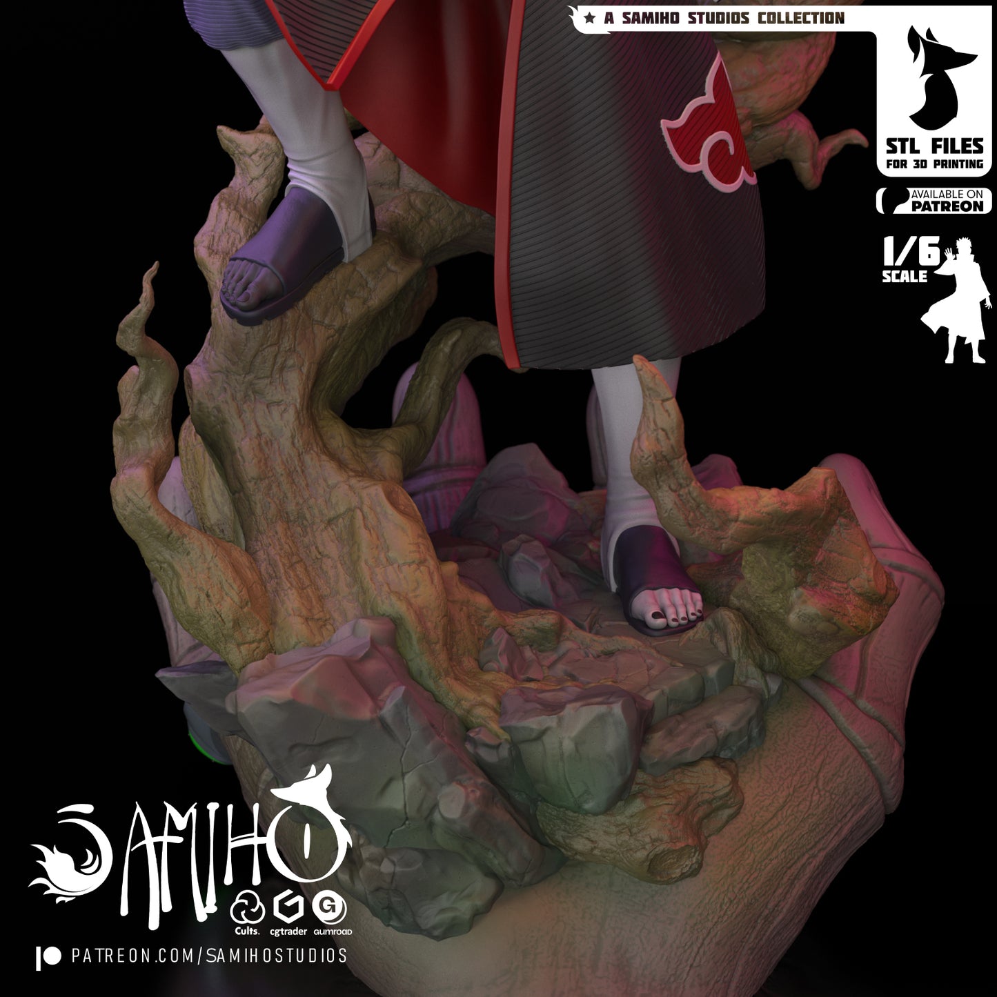 Zetsu - Unassembled and Unpainted Garage Kit - Model Designed by Samiho Studios
