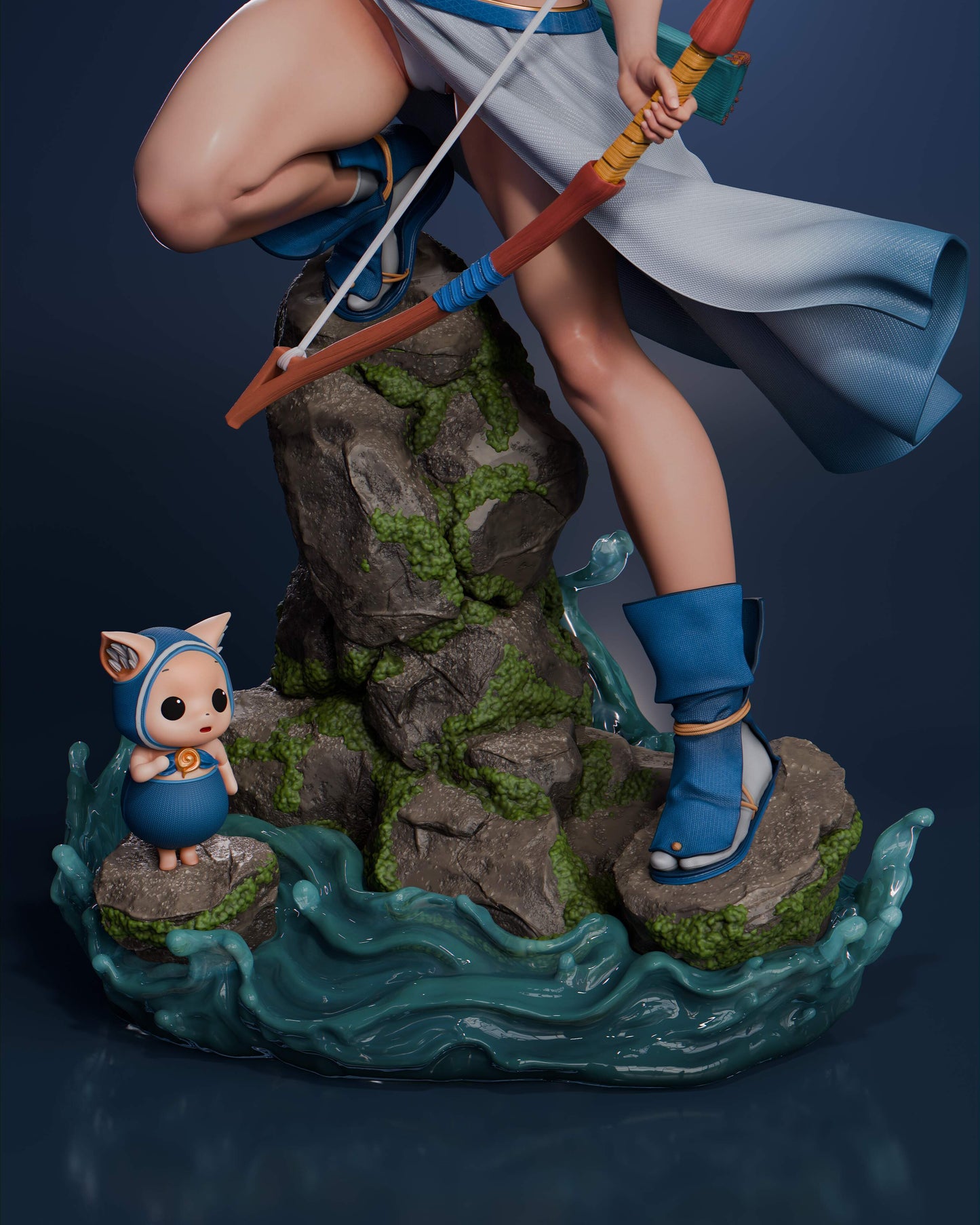 Mina - Unassembled and Unpainted Garage Kit - Model Designed by Abe3D/Davi