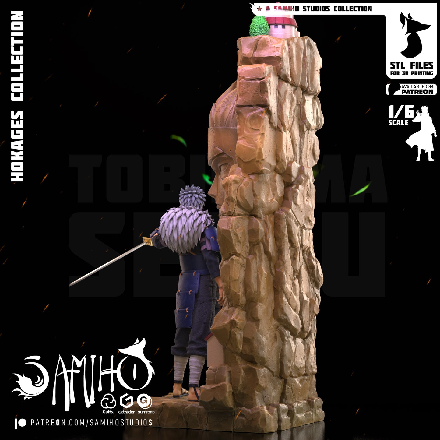 Senju Tobirama - Unassembled and Unpainted Garage Kit - Model Designed by Samiho Stuidos