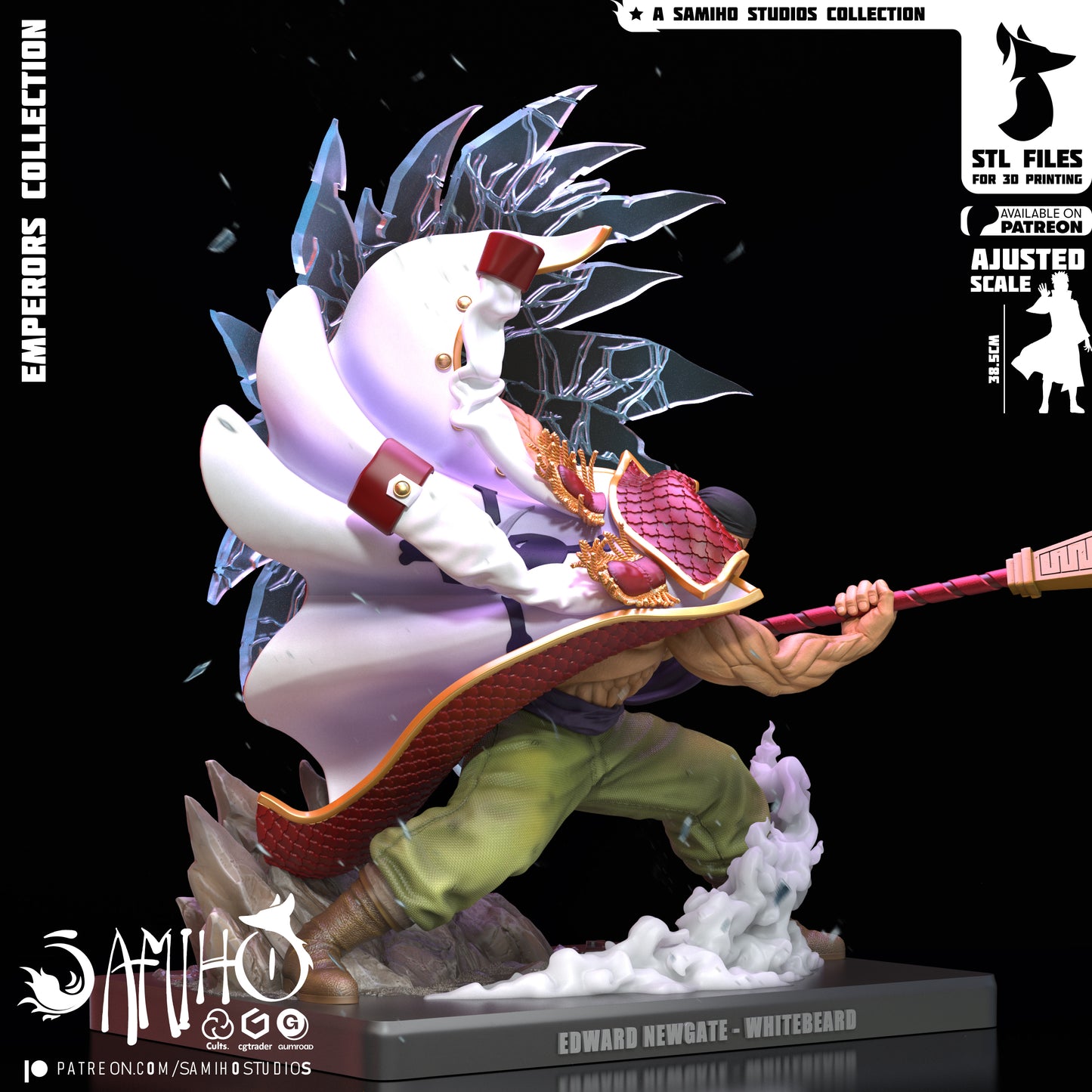 WhiteBeard - Unassembled and Unpainted Garage Kit - Model Designed by Samiho Studios