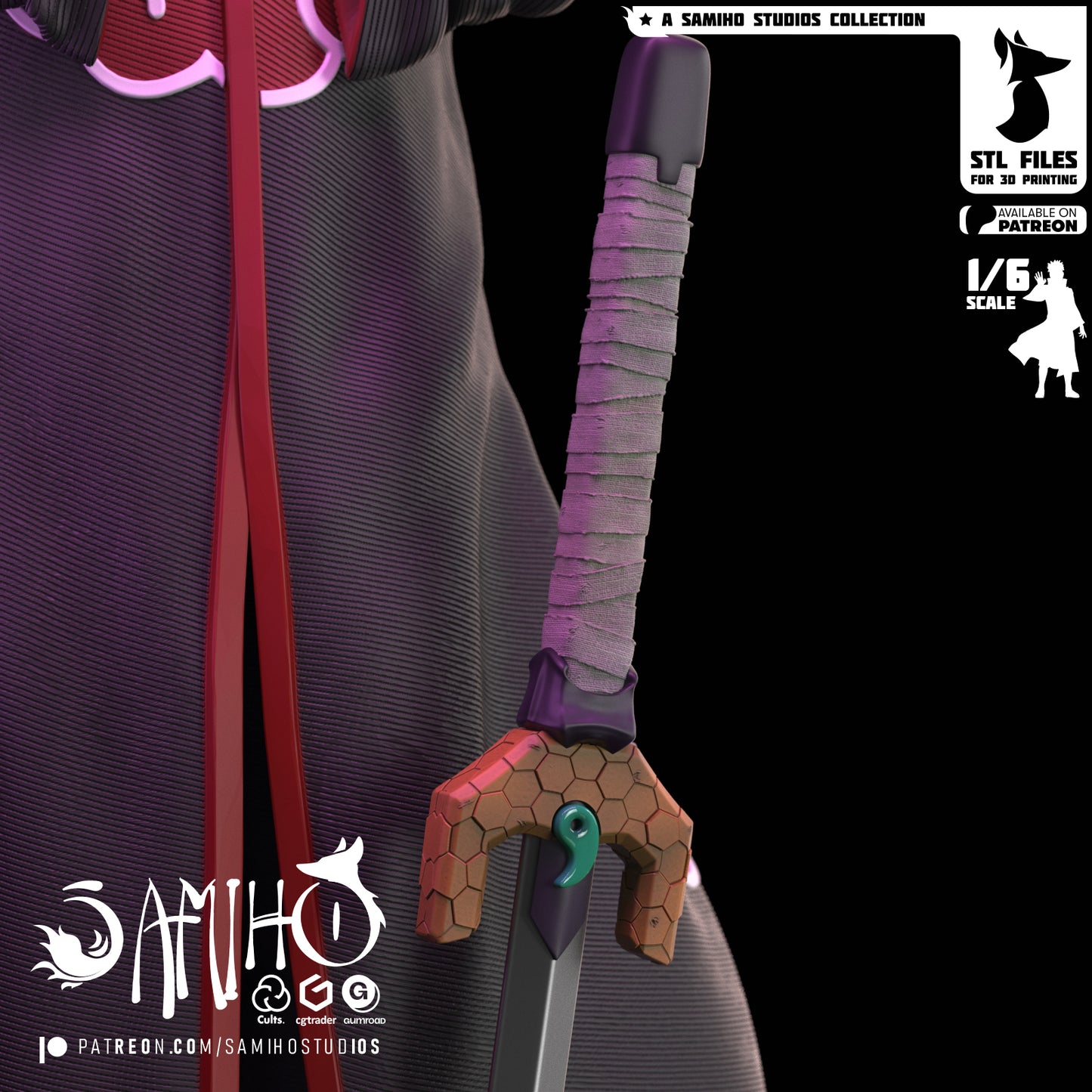 Orochimaru - Unassmebled and Unpainted Garage Kit - Model Designed by Samiho Studios