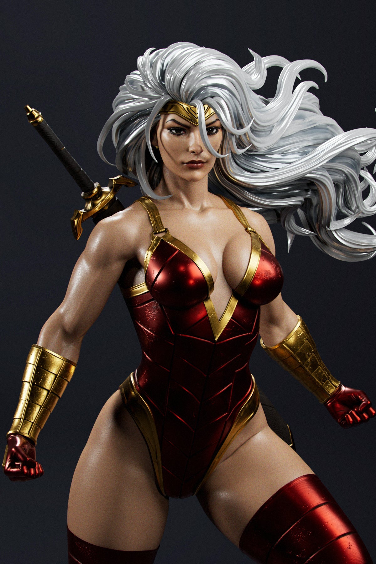 Glory - Unassembled and Unpainted Garage Kit - Model Designed by Abe3D/Marcio