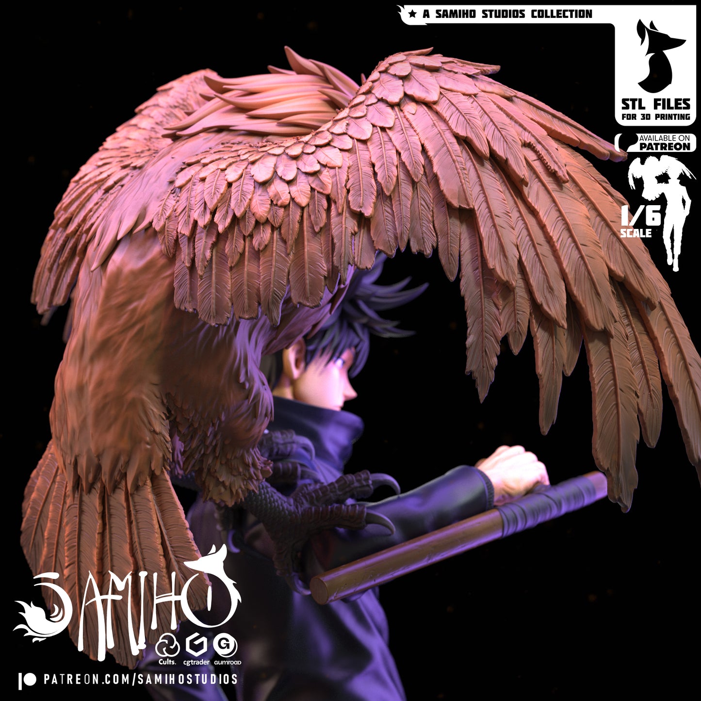 Megumi - Unassembled and Unpainted Garage Kit - Model Designed by Samiho Studios