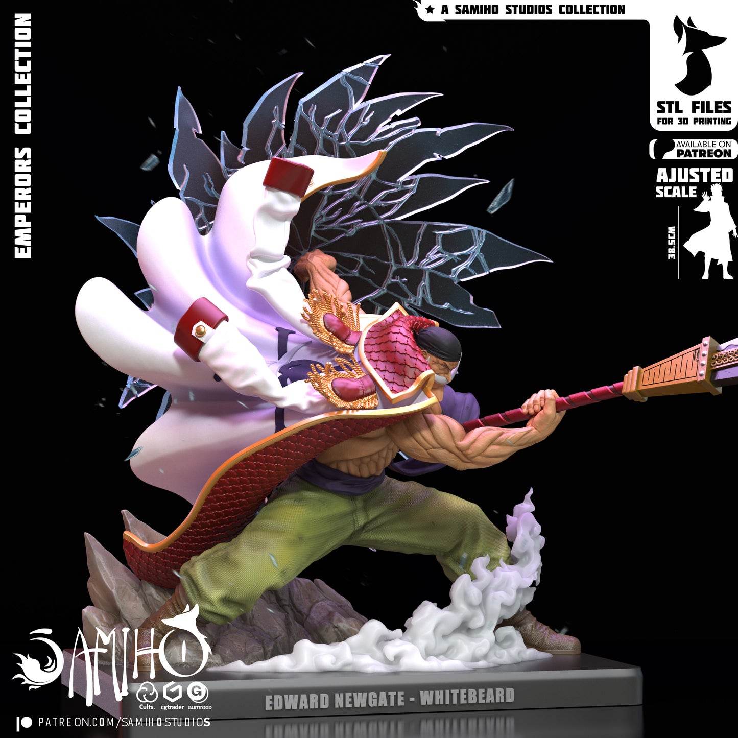 WhiteBeard - Unassembled and Unpainted Garage Kit - Model Designed by Samiho Studios