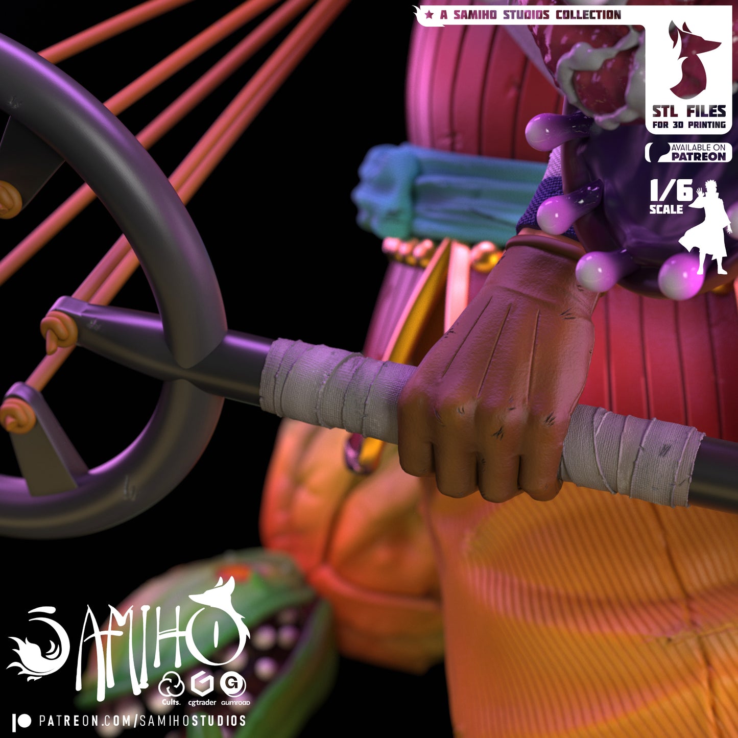 Usopp - Unassembled and Unpainted Garage Kit - Model Designed by Samiho Studios