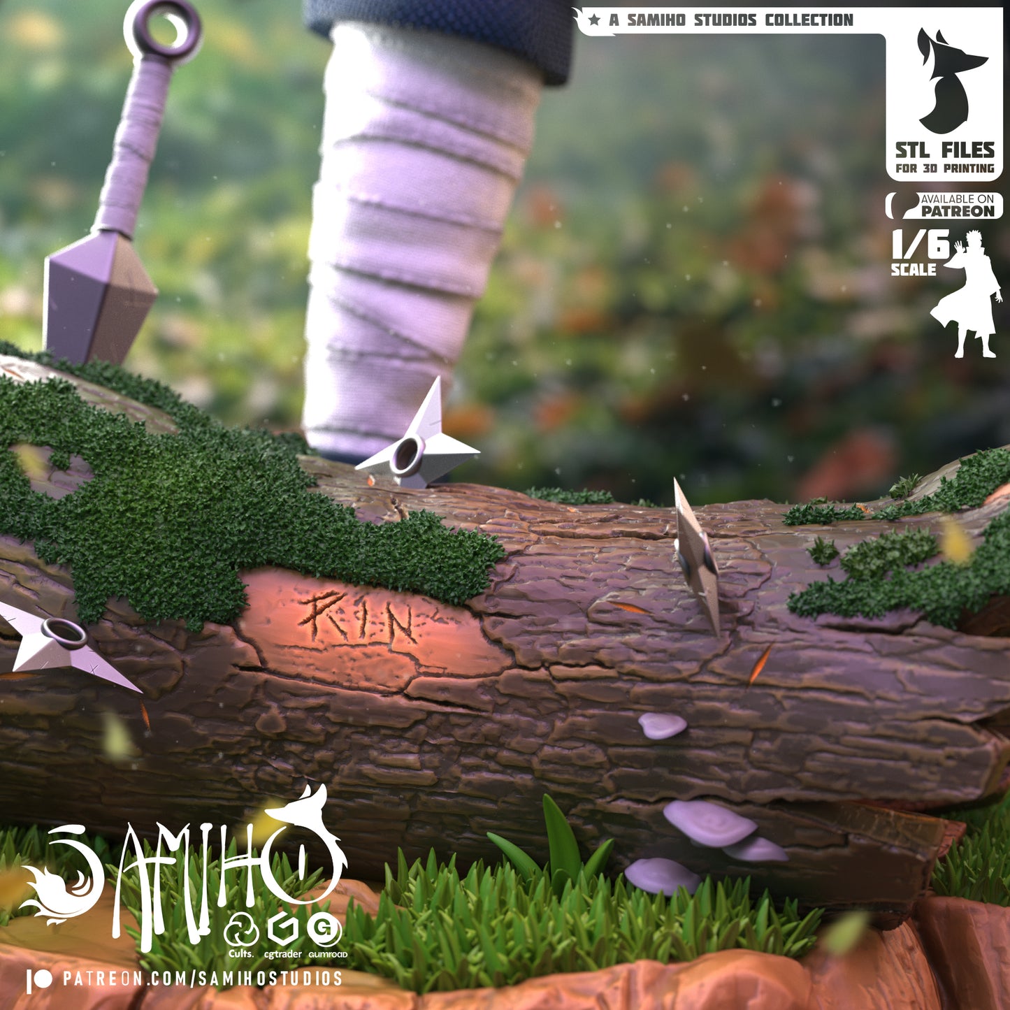 Young Obito - Unassembled and Unpainted Garage Kit - Model Designed by Samiho Studios