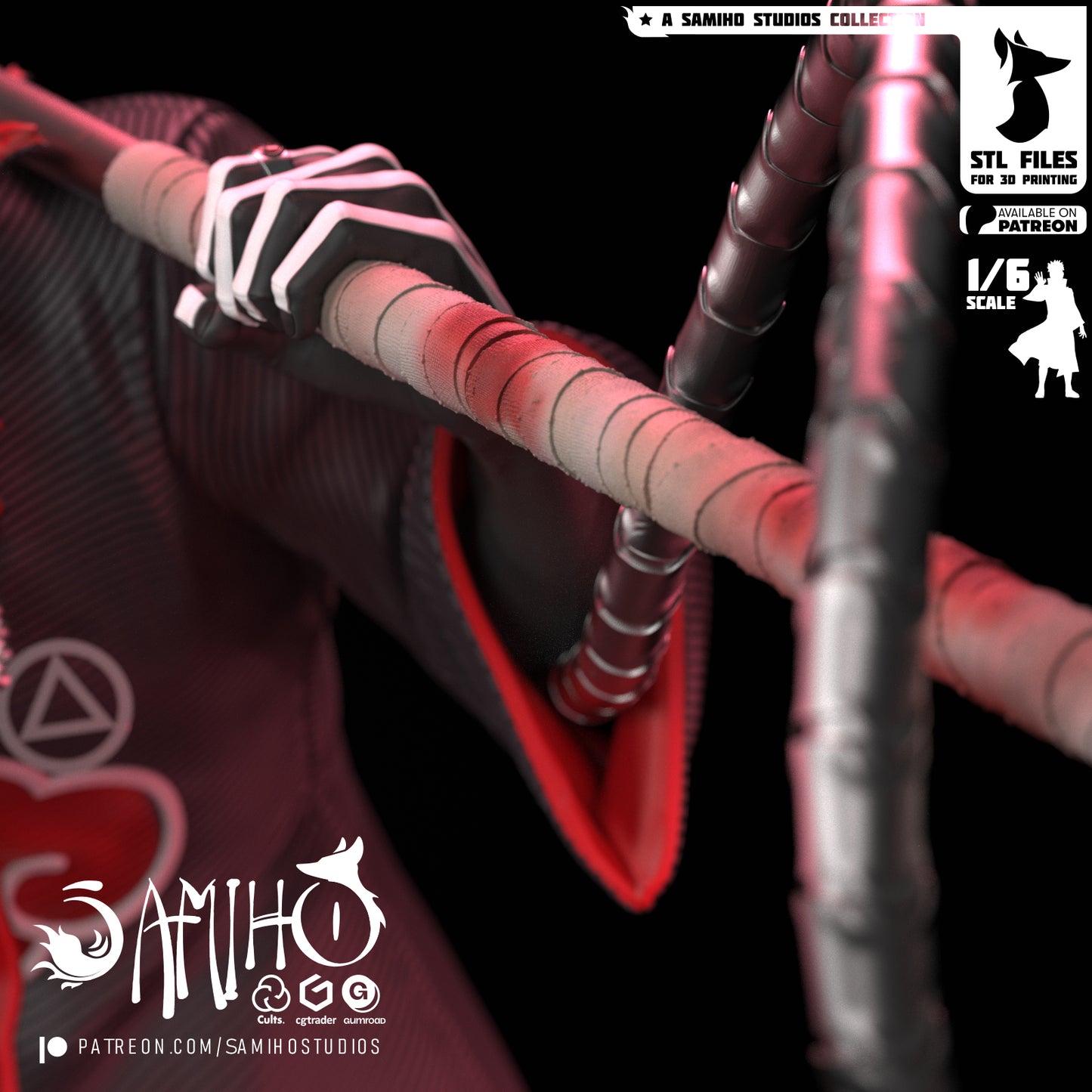 Hidan - Unassembled and Unpainted Garage Kit - Model Designed by Samiho Studios