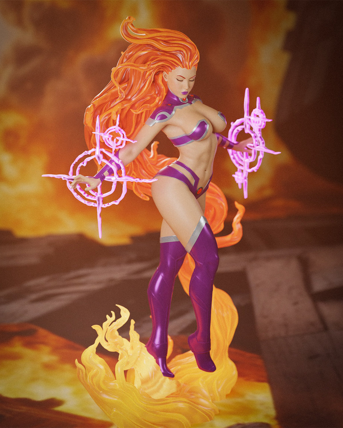 Starfire - Unassmebled and Unpainted Garage Kit - Model Designed by Abe3d/Marcio