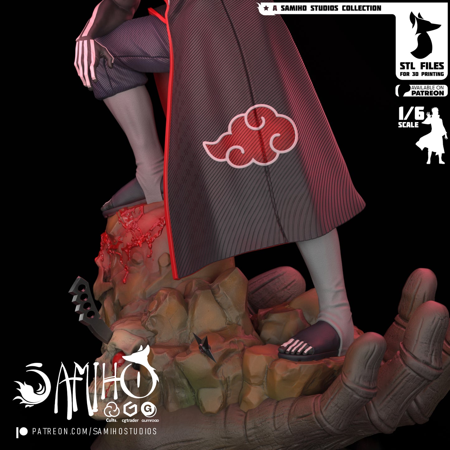 Hidan - Unassembled and Unpainted Garage Kit - Model Designed by Samiho Studios
