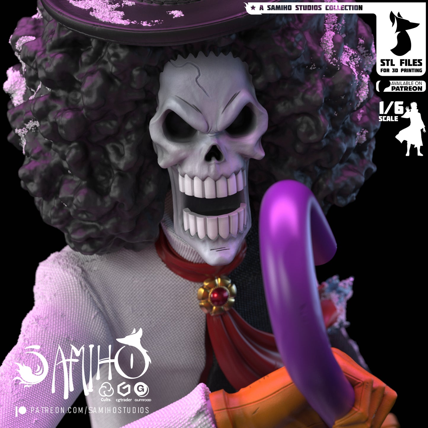 Brook - Unassembled and Unpainted Garage Kit - Model Designed by Samiho Studios