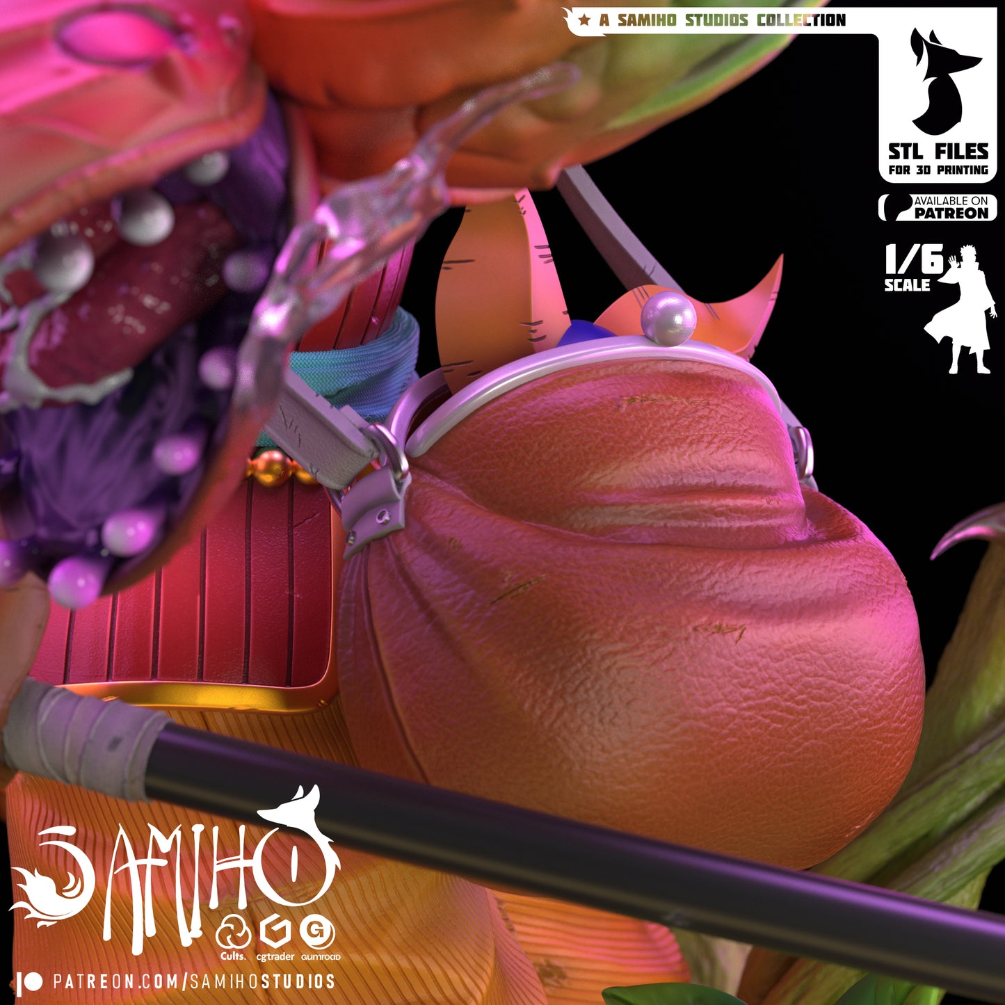 Usopp - Unassembled and Unpainted Garage Kit - Model Designed by Samiho Studios