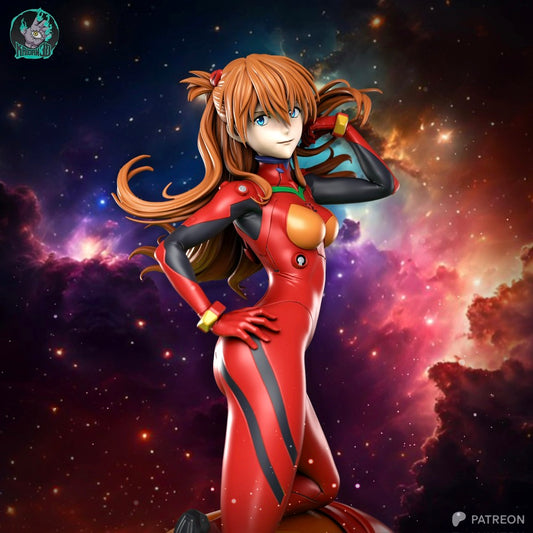 Asuka - Unassembled and Unpainted Garage Kit - Model Designed by Kaidan3D
