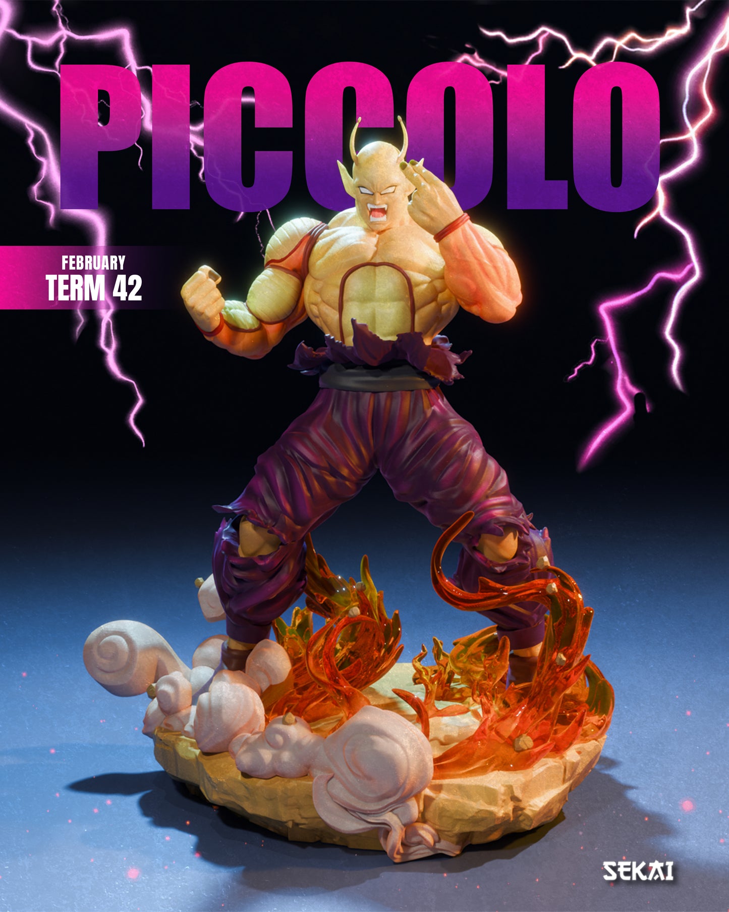 Super Piccolo (DB Super) - Unassembled and Unpainted Garage Kit - Model Designed by Sekai3D